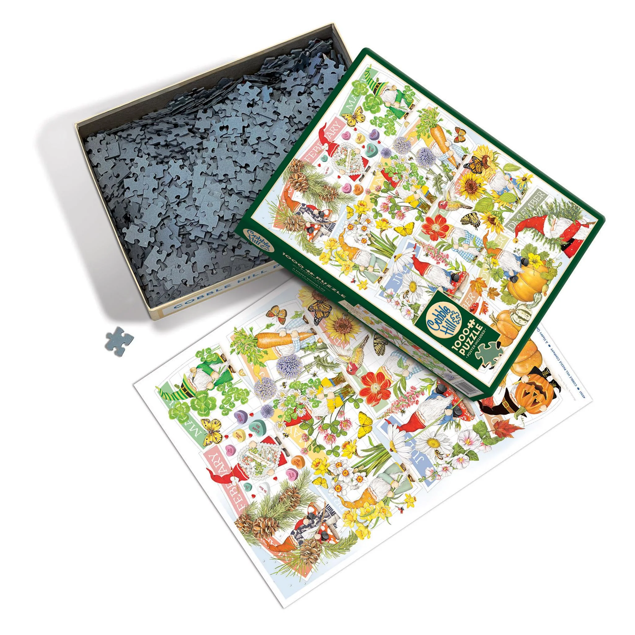 A Happy Gnome Life 1000 Piece Puzzle - Image 3