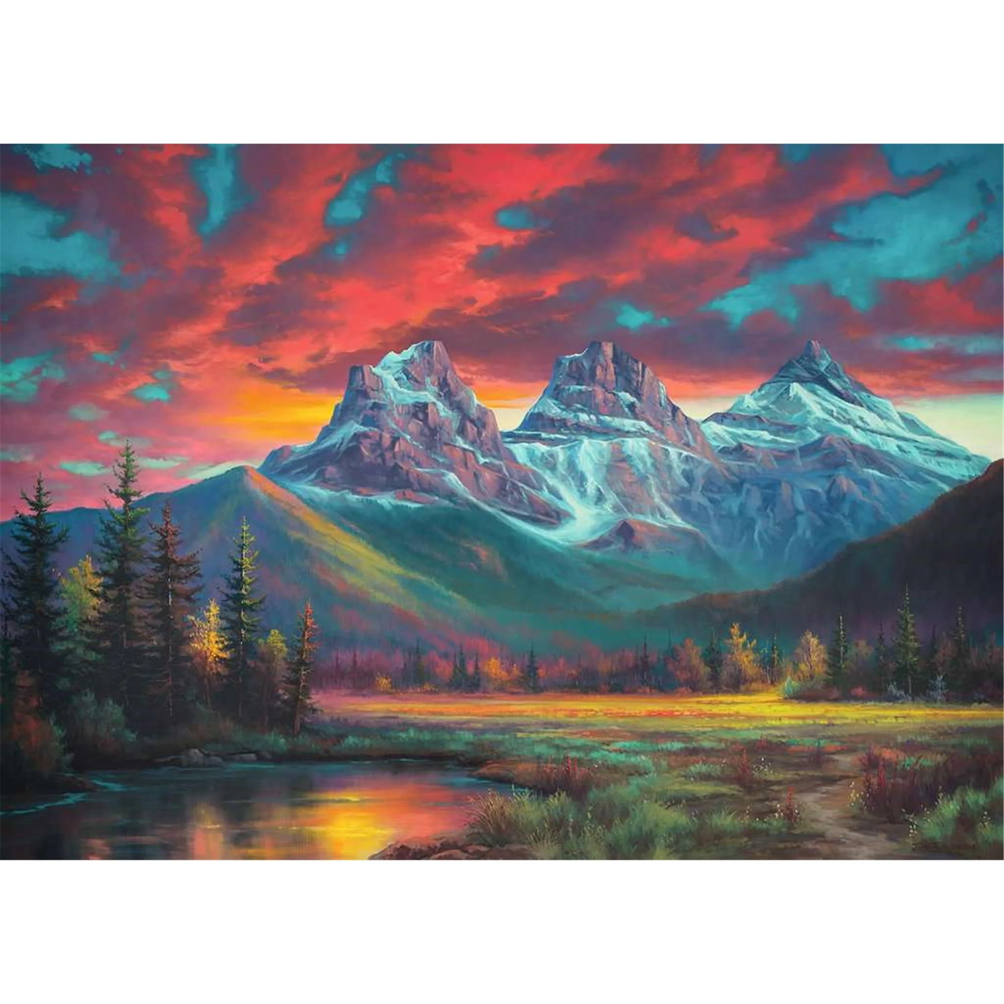 Albert's Three Sisters 1000 Piece Puzzle Ravensburger - Image 2
