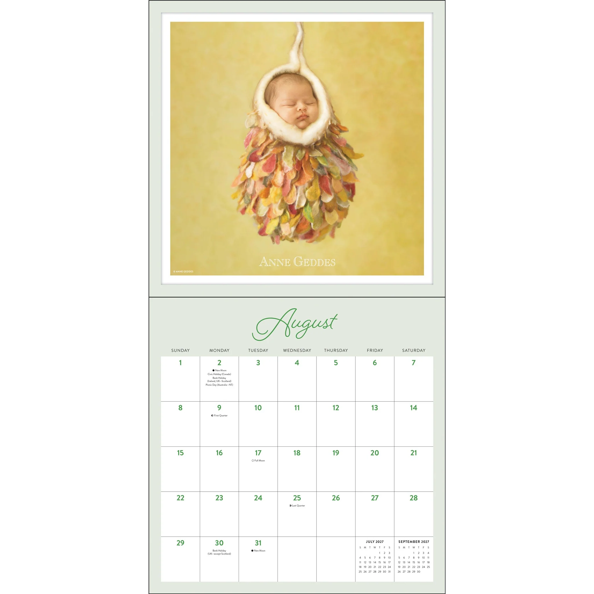 Anne Geddes 2027 Wall Calendar - Image 5