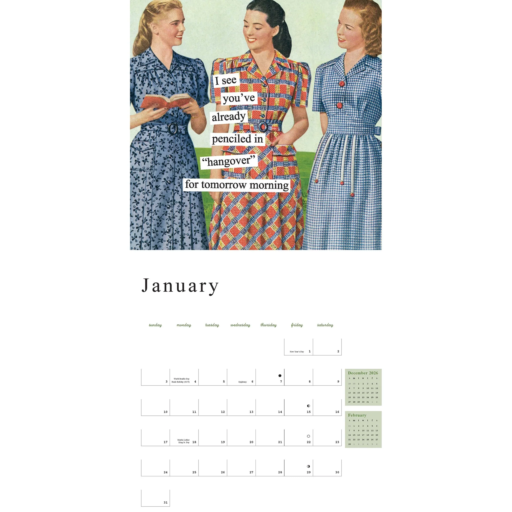 Anne Taintor 2027 Wall Calendar - Image 3
