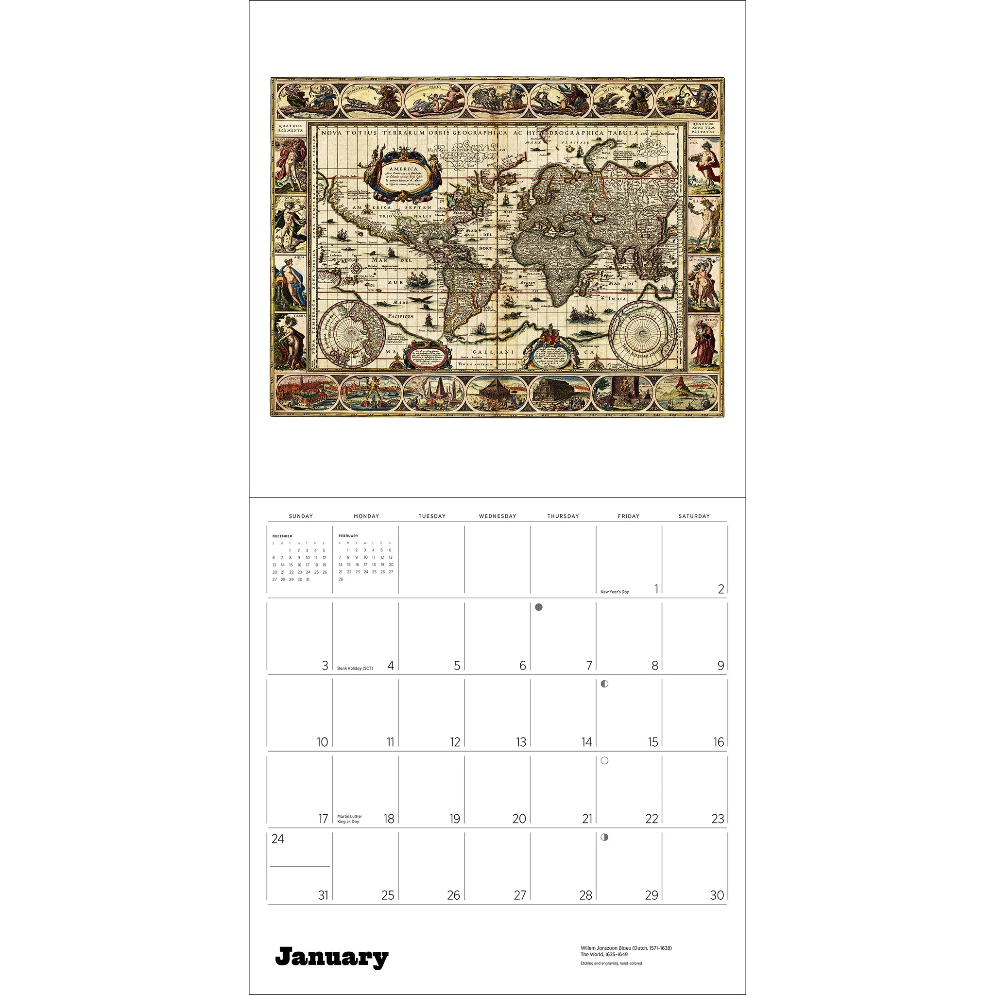 Antique Maps 2027 Wall Calendar - Image 3