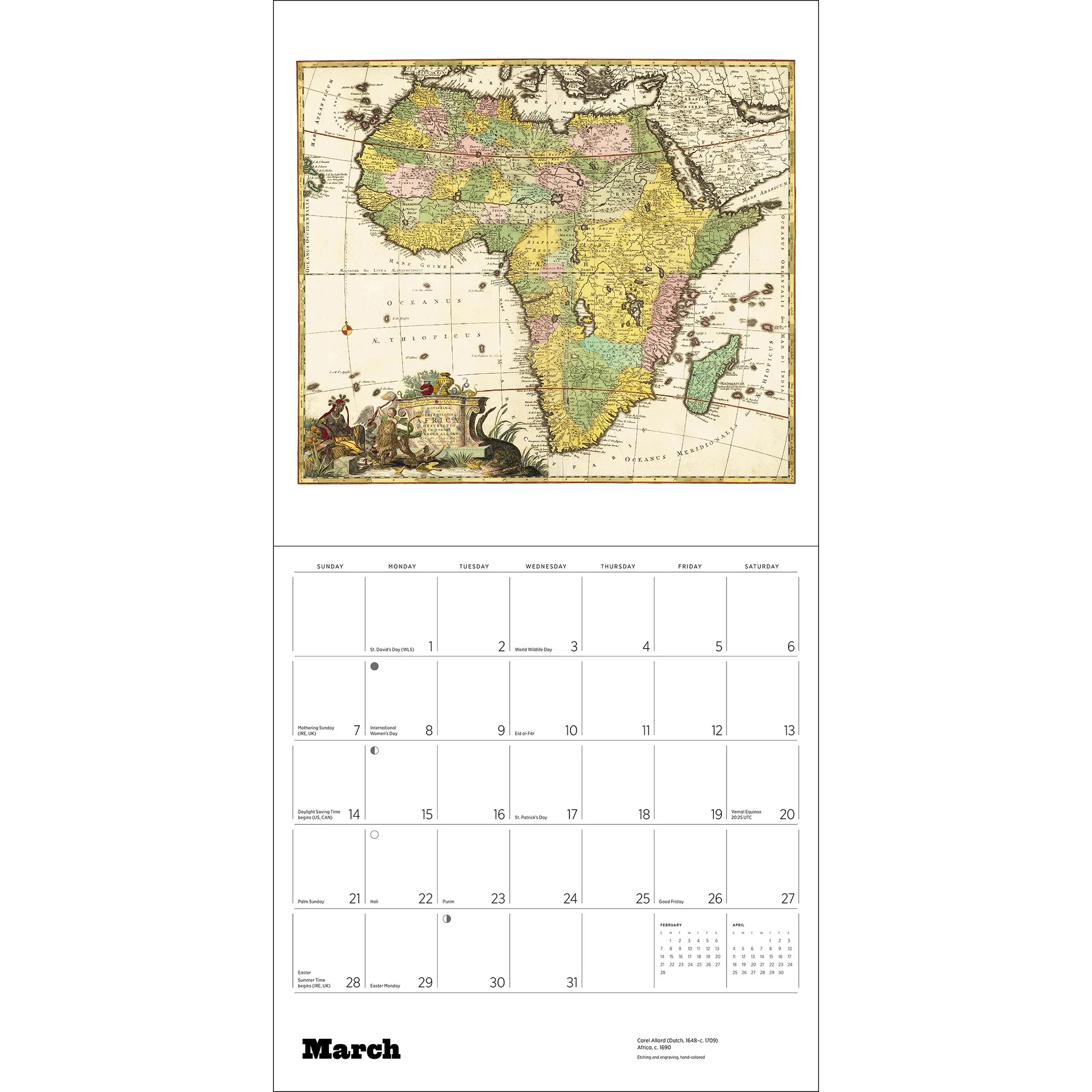Antique Maps 2027 Wall Calendar - Image 5