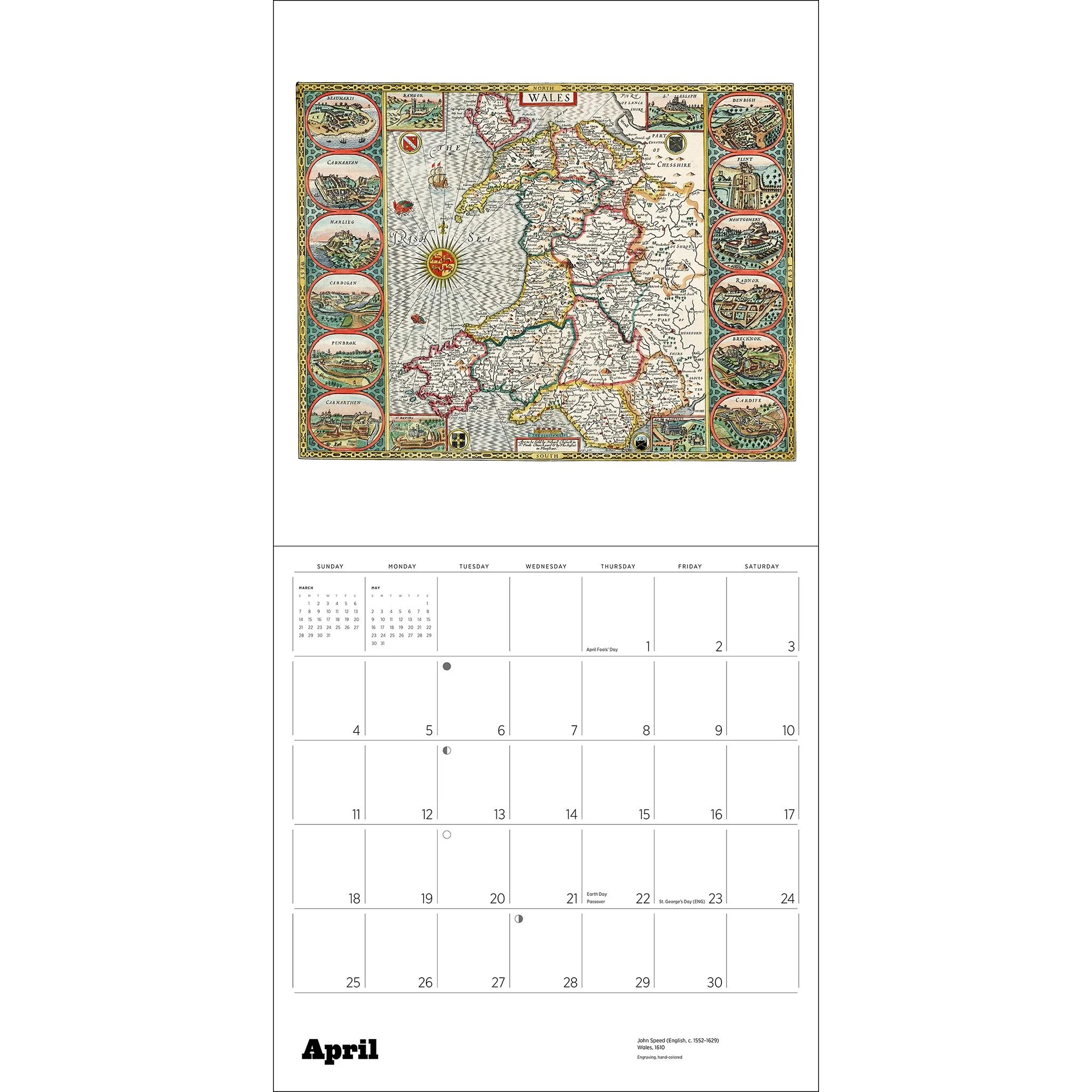 Antique Maps 2027 Wall Calendar - Image 6