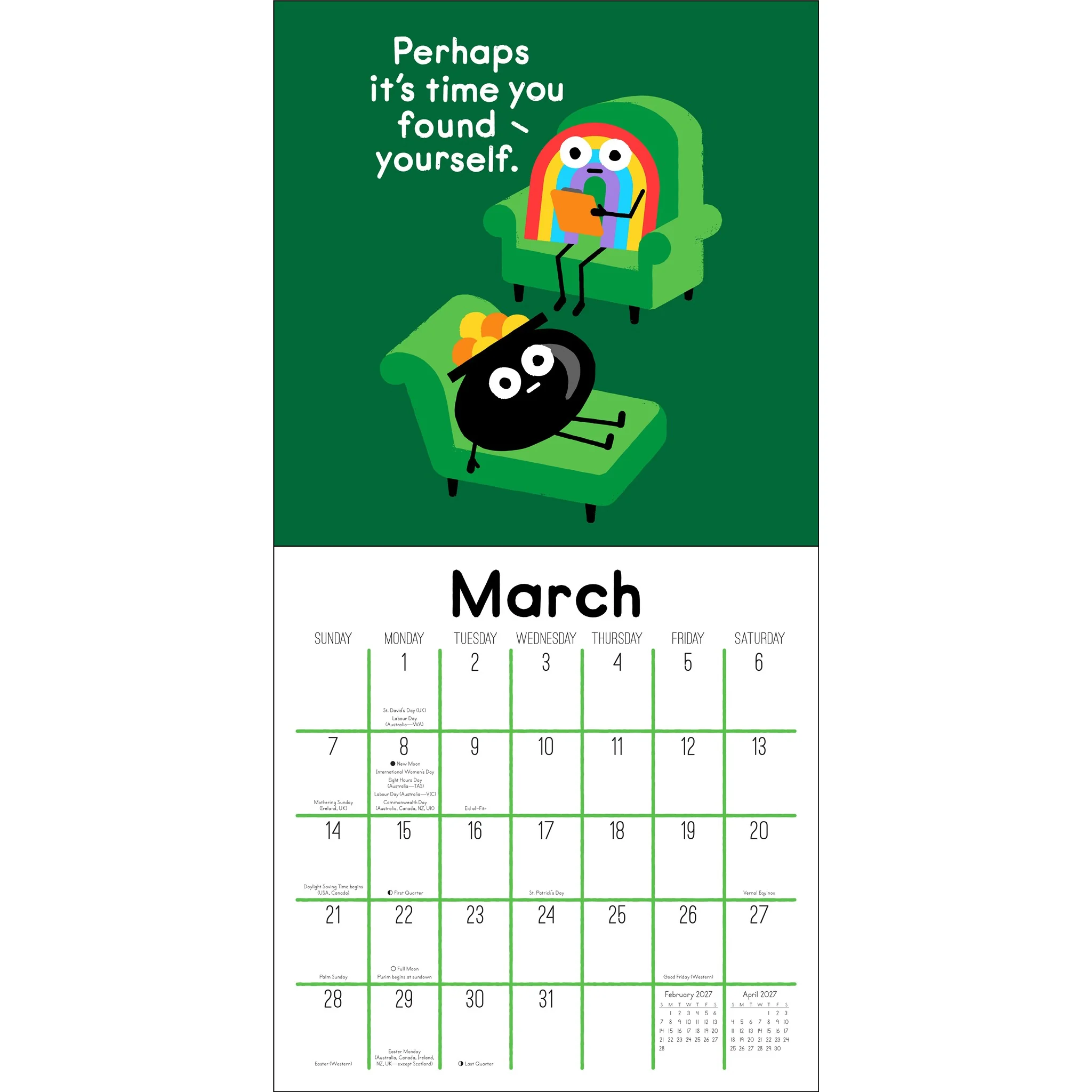 Art of David Olenick 2027 Wall Calendar - Online Only - Image 3