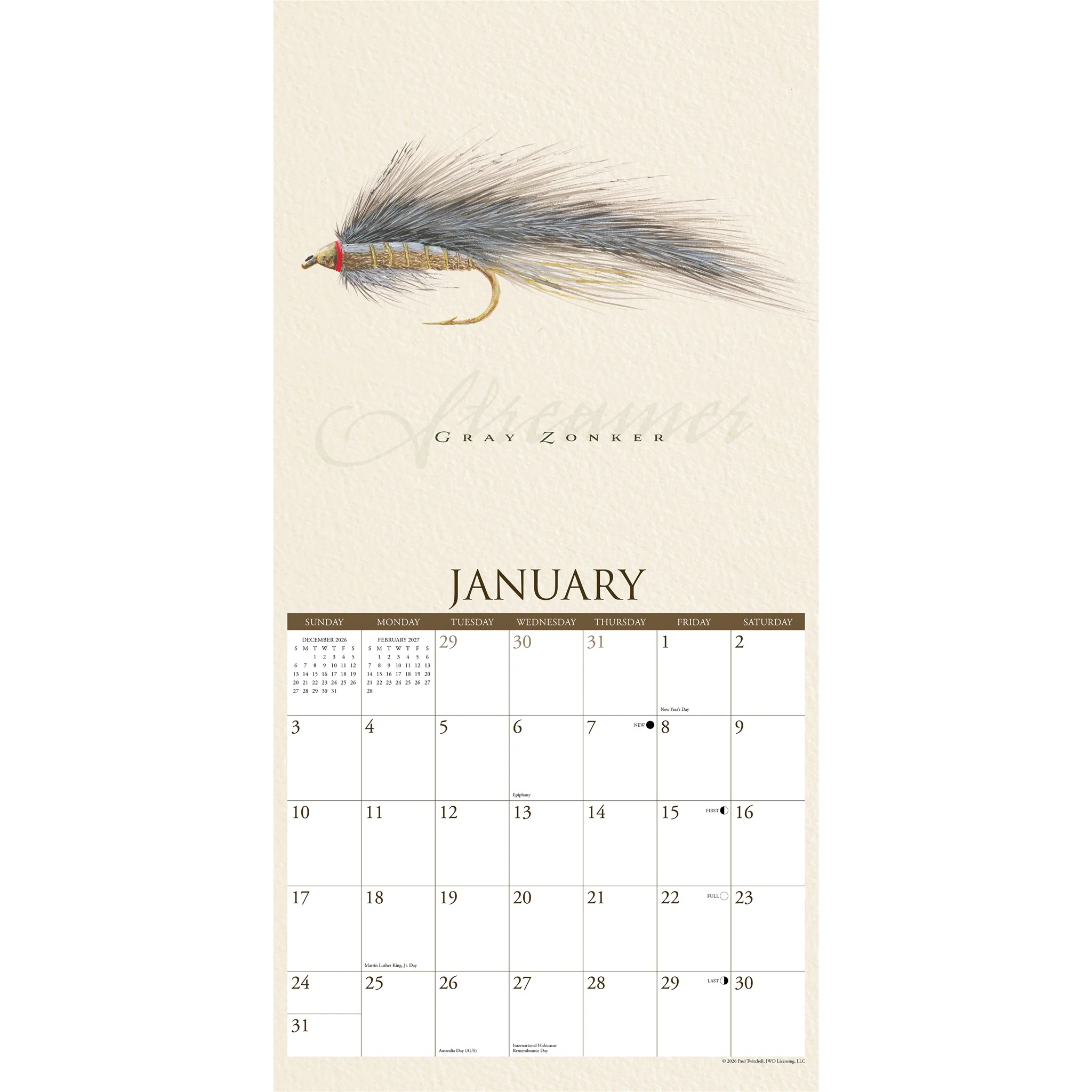 Art of the Fly 2027 Wall Calendar - Image 3