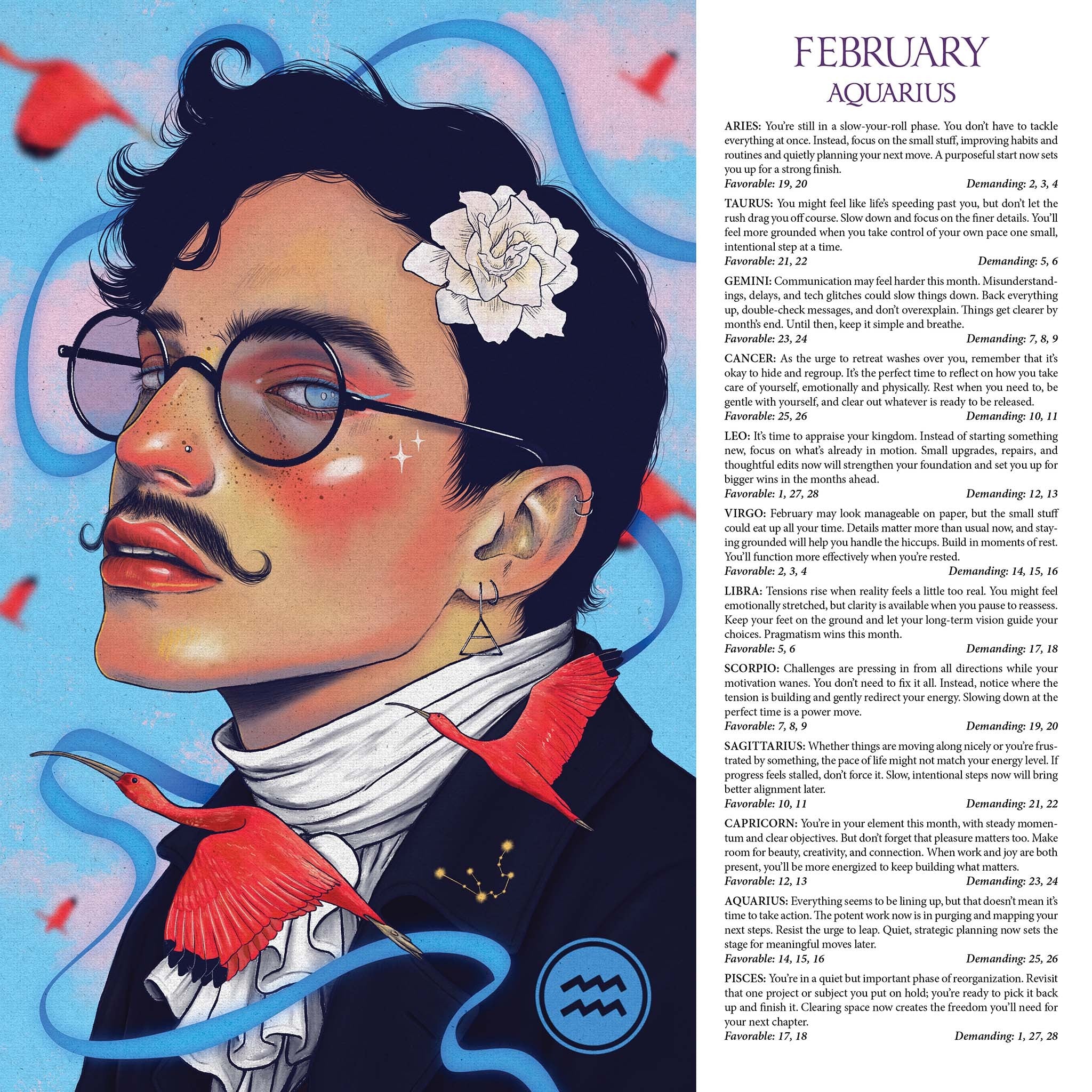 Astrological 2027 Wall Calendar - Image 3