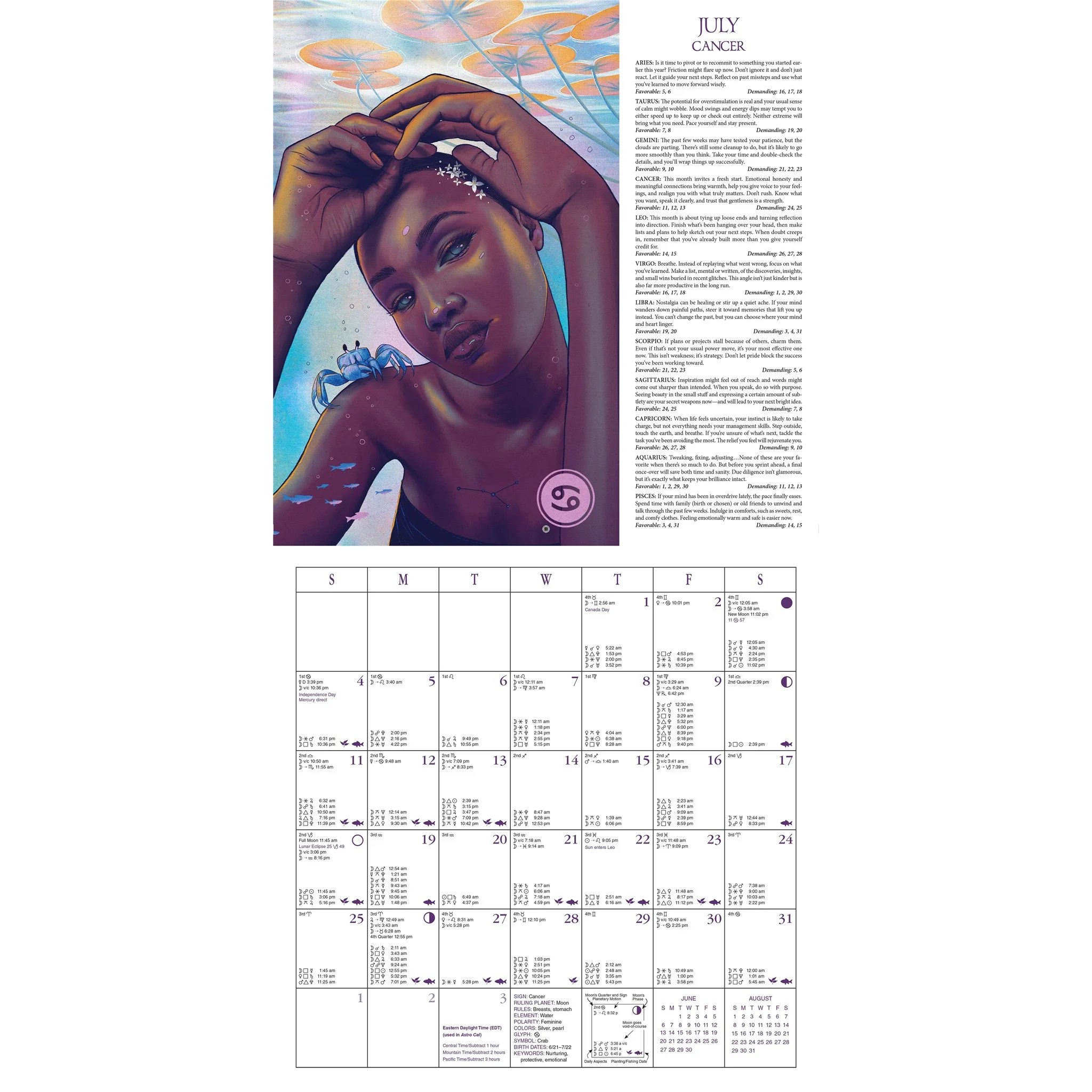 Astrological 2027 Wall Calendar - Image 6