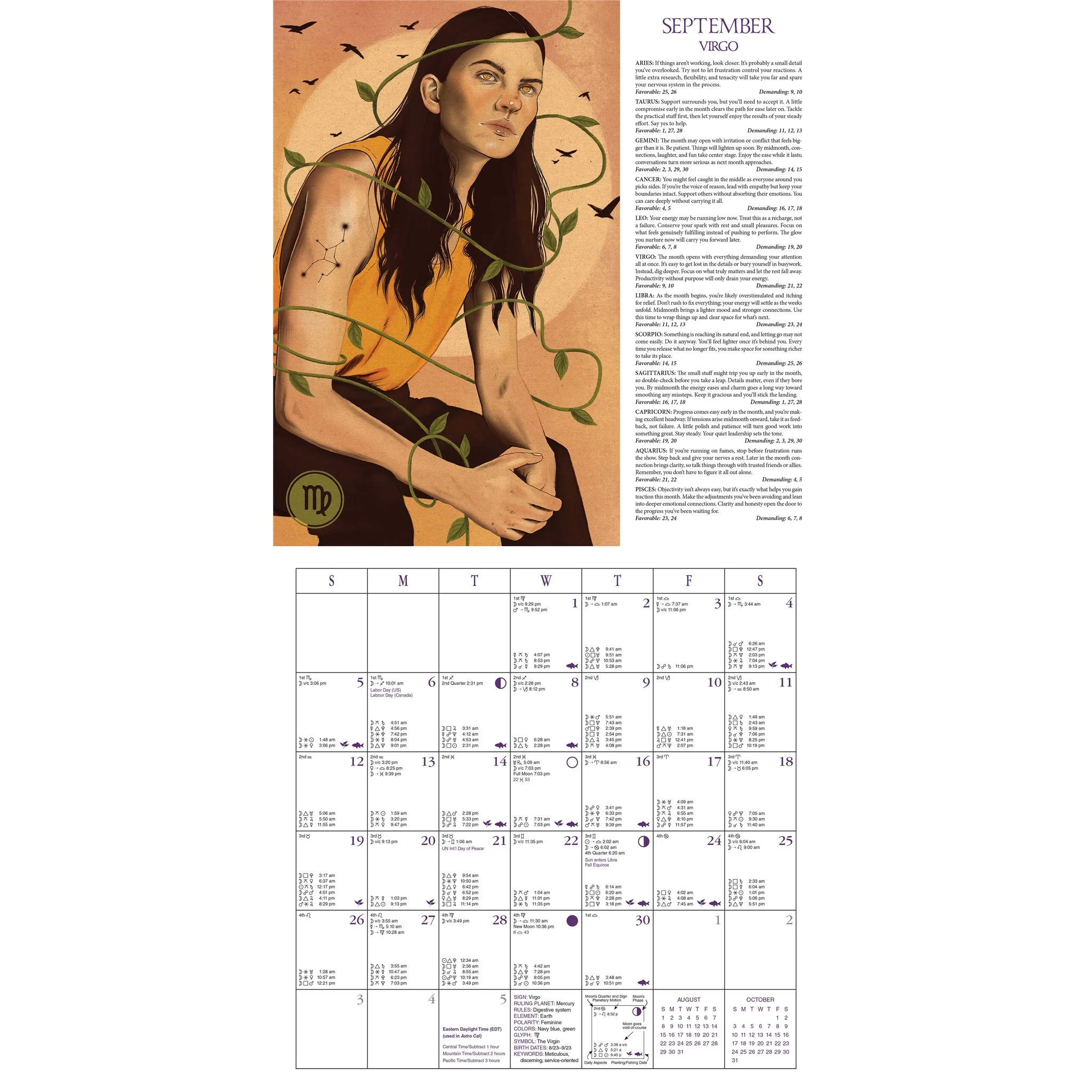 Astrological 2027 Wall Calendar - Image 7