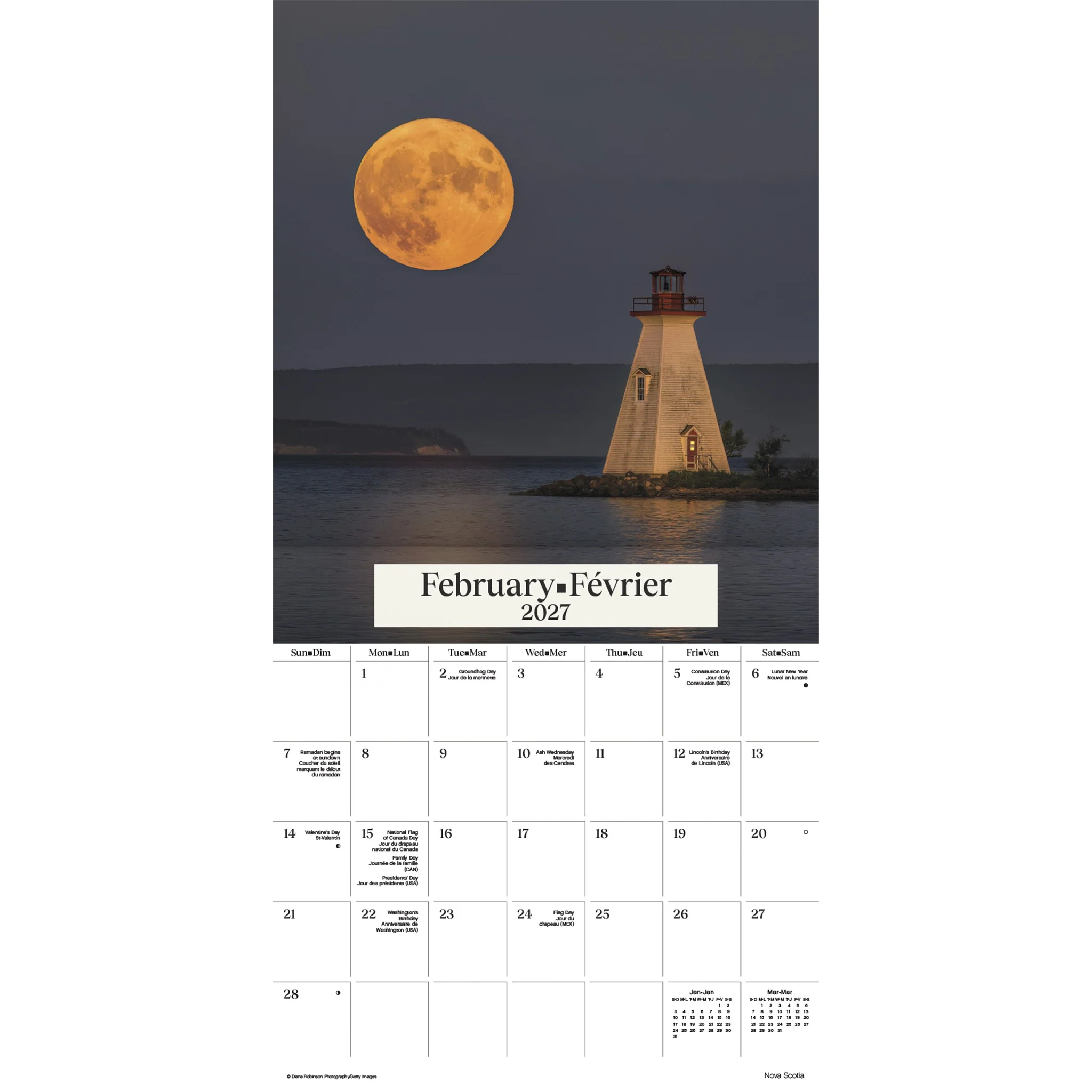 Atlantic Canada / Canada Atlantique 2027 Wall Calendar - Online Only - Image 4