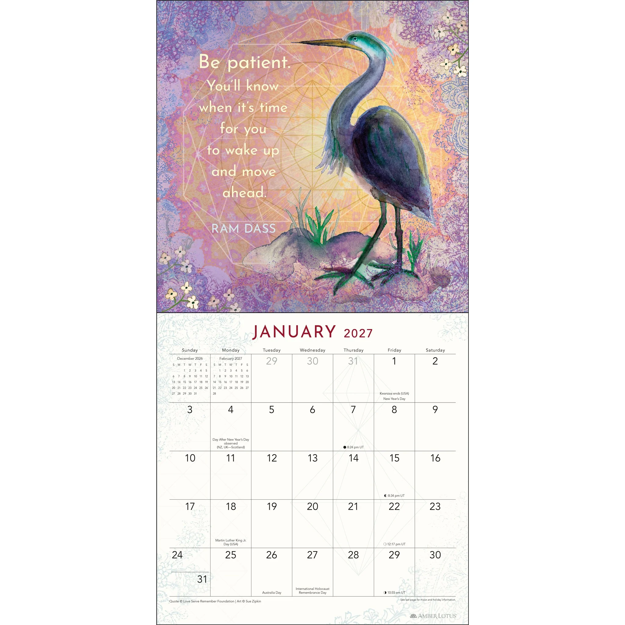 Be Here Now 2027 Wall Calendar - Online Only - Image 3