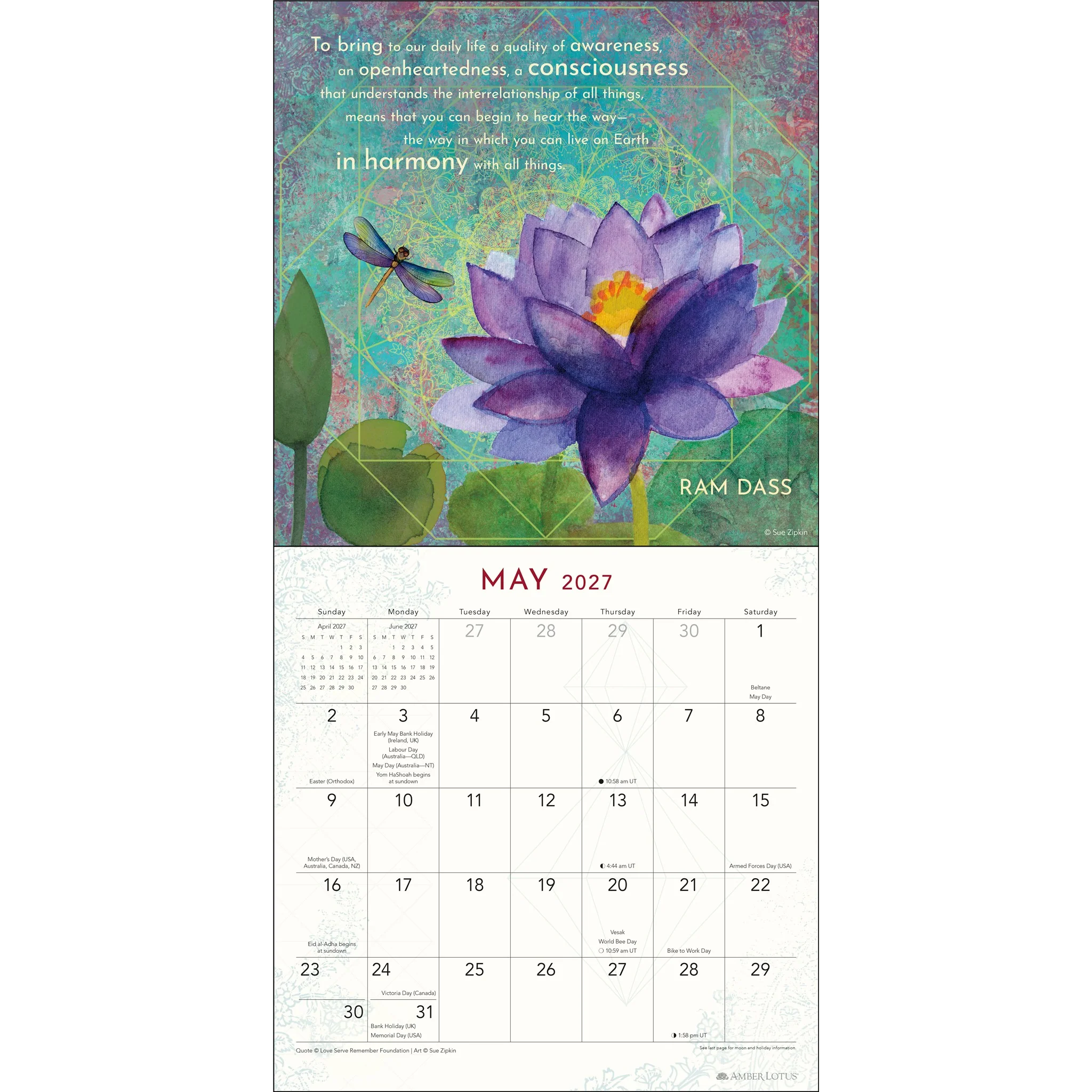 Be Here Now 2027 Wall Calendar - Online Only - Image 4