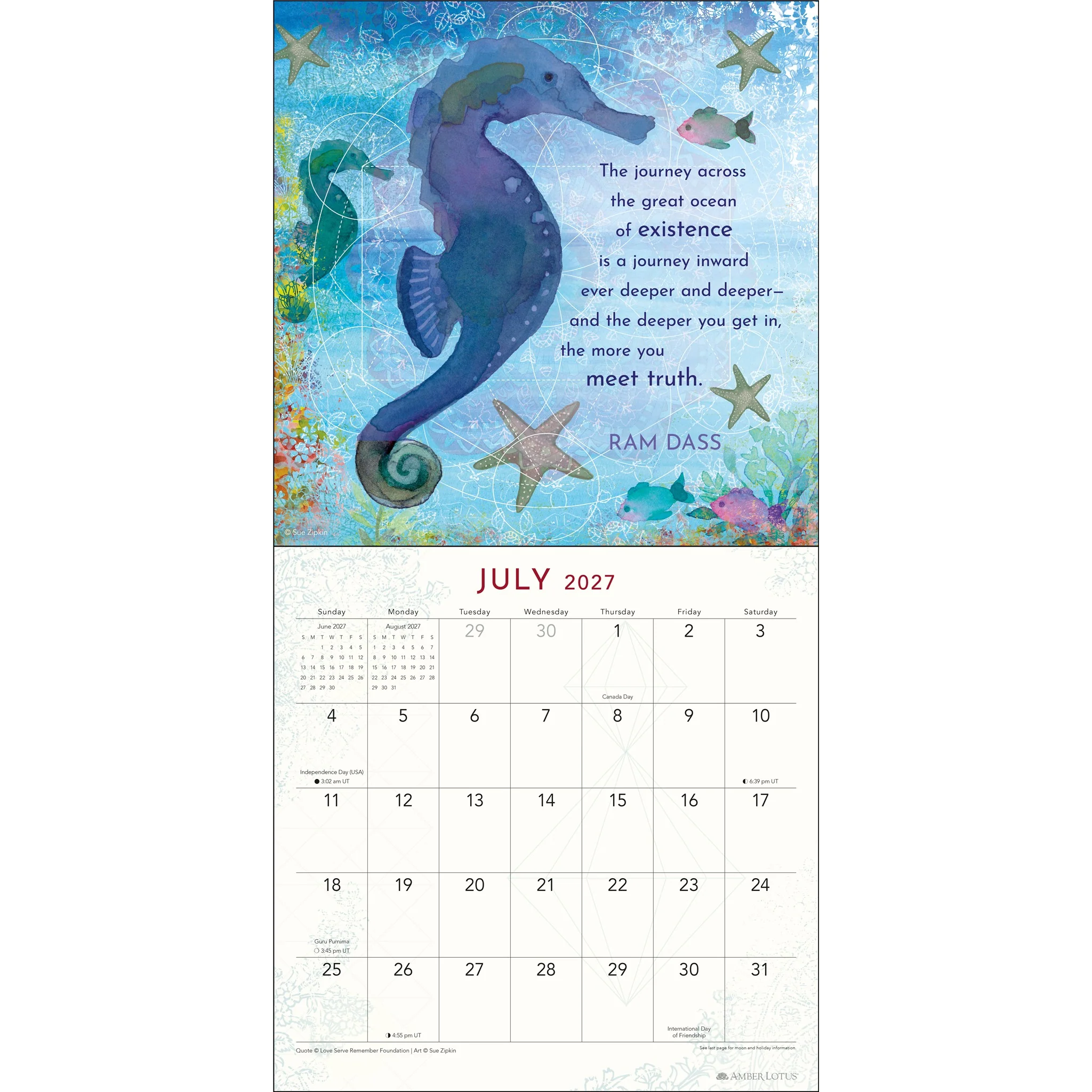 Be Here Now 2027 Wall Calendar - Online Only - Image 5