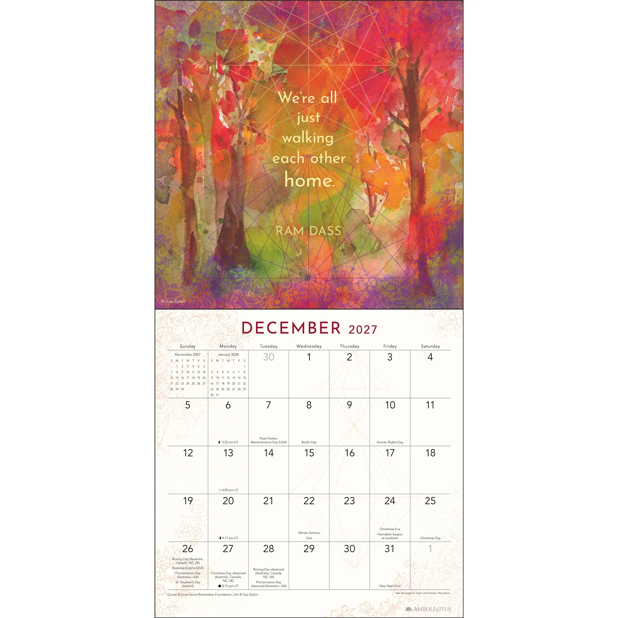 Be Here Now 2027 Wall Calendar - Online Only - Image 6