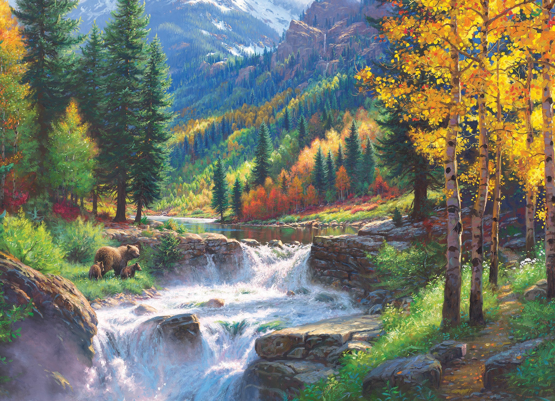 Bear Falls Exclusive 1000 Piece Puzzle - Image 3