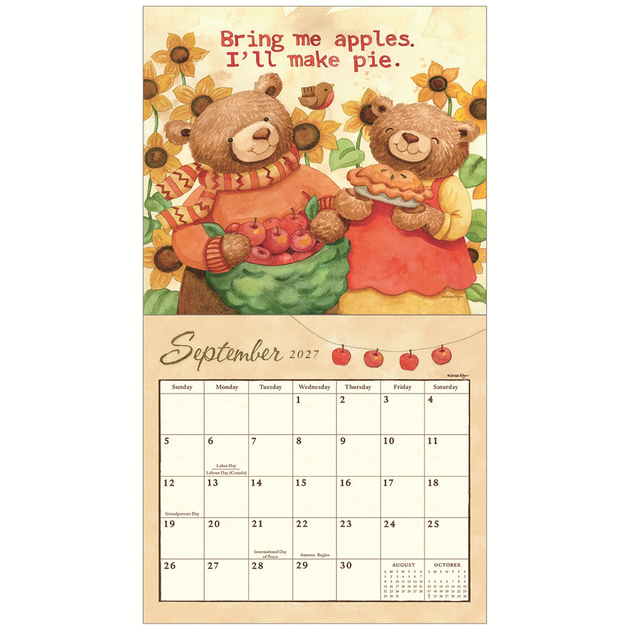Bears 2027 Wall Calendar - Image 4