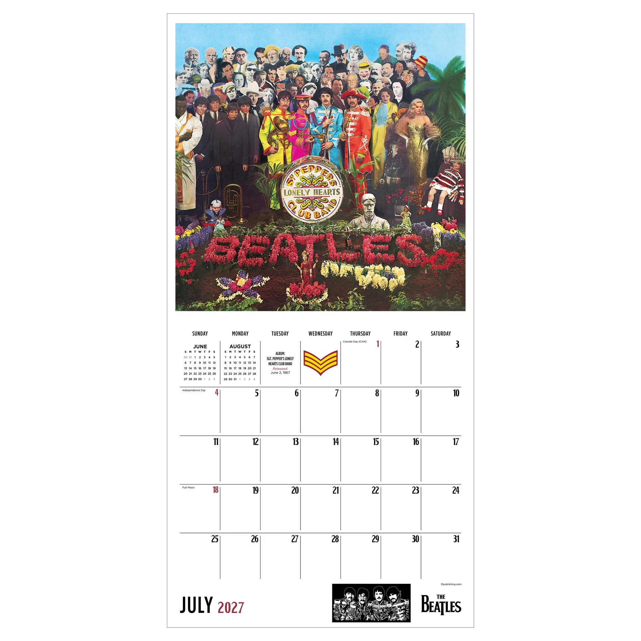 Beatles 2027 Wall Calendar - Image 4
