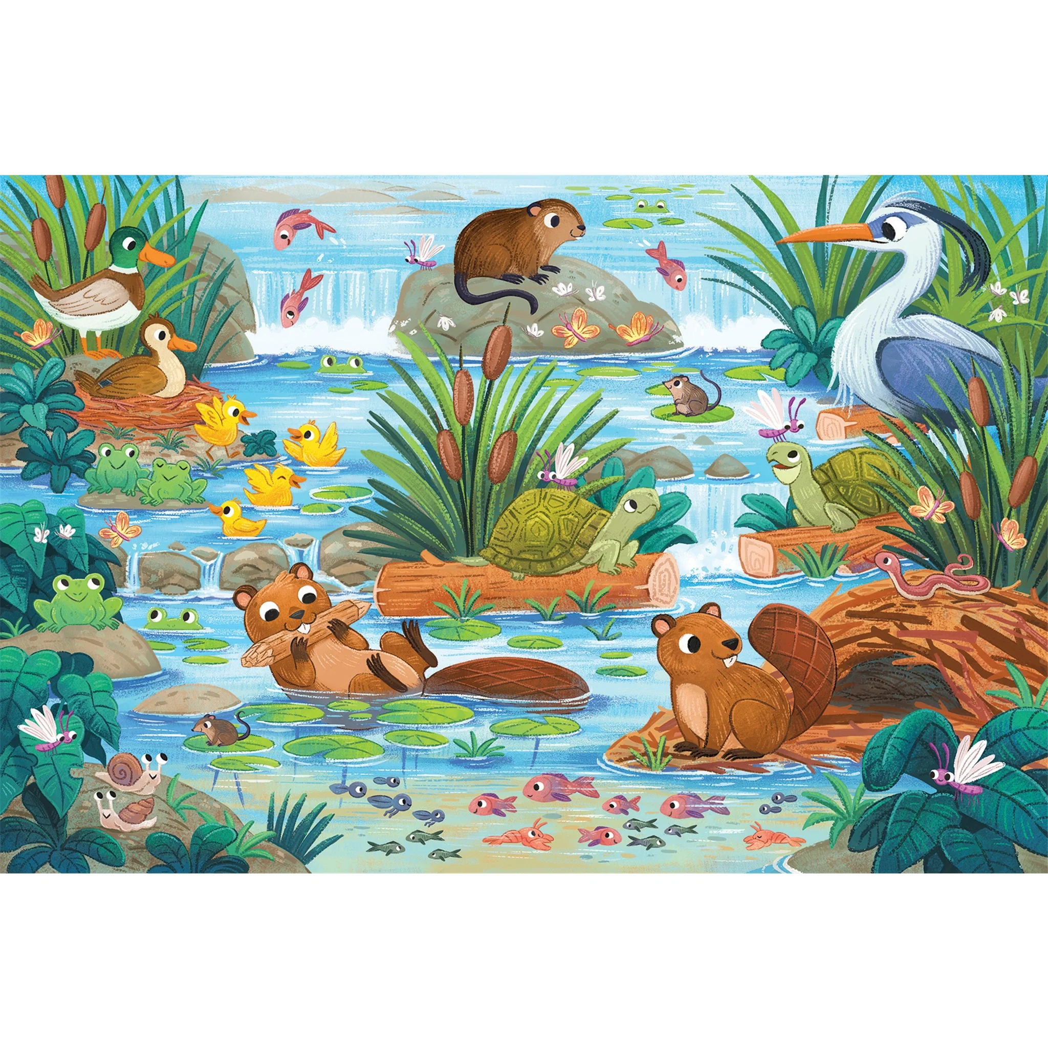 Beaver and Friends 35 Piece Floor Puzzle - Image 4