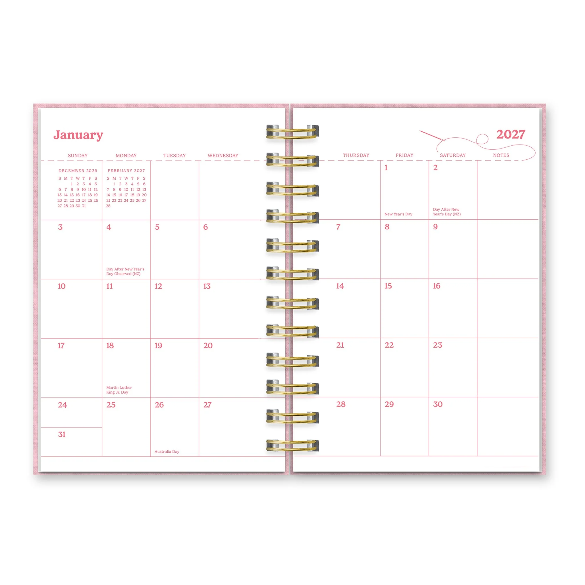 Berry Bliss Emery 2027 Engagement Calendar - Image 2