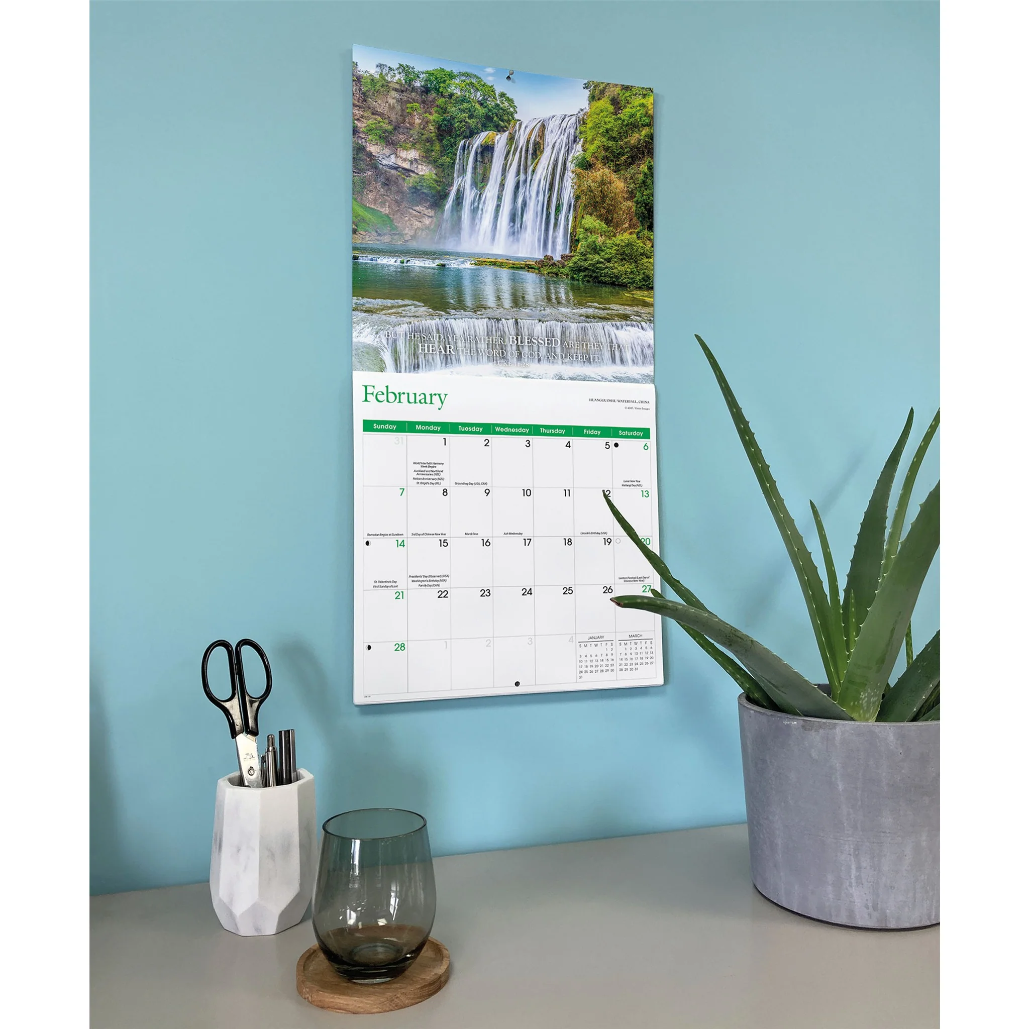 Bible Verses 2027 Wall Calendar - Image 6