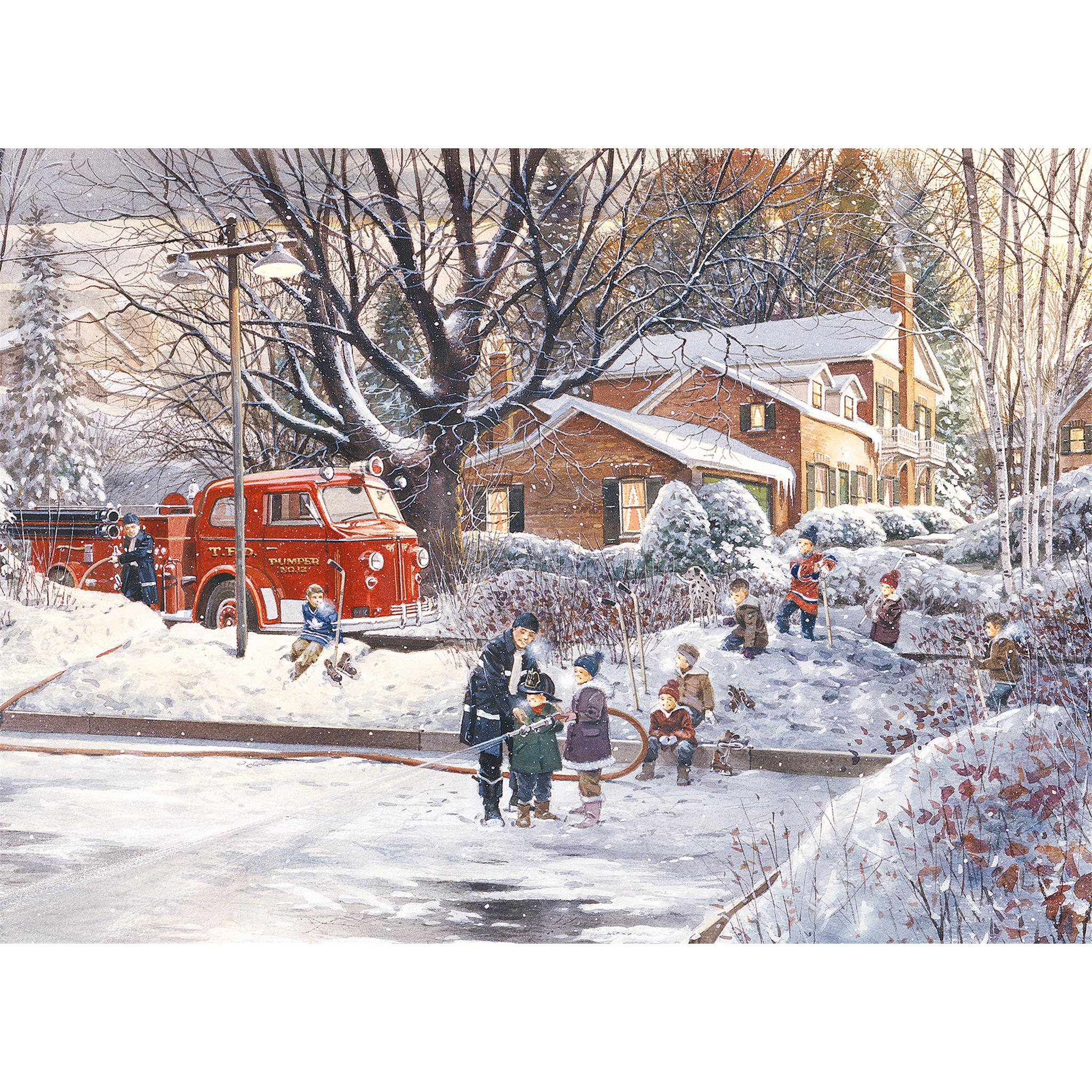 Big Game Tomorrow 500 Piece Puzzle Cobble Hill - Image 3