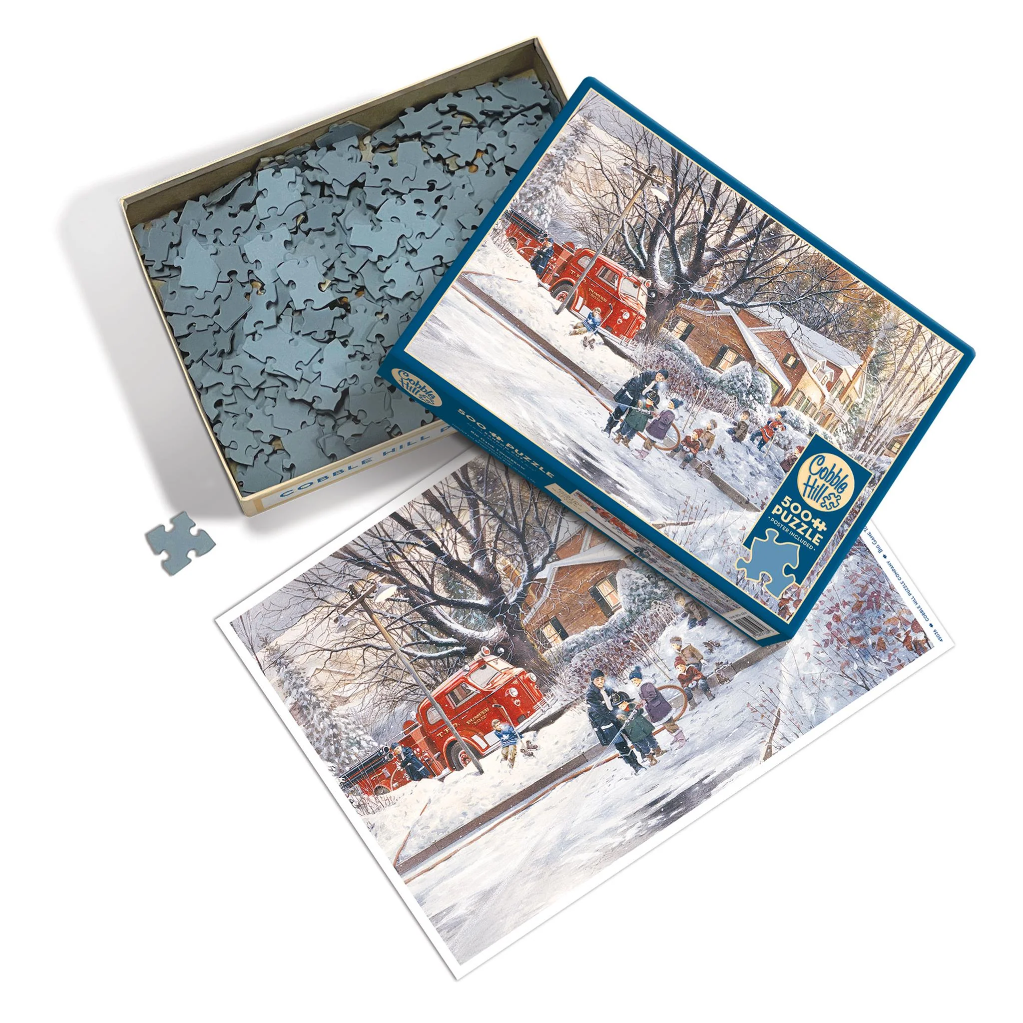 Big Game Tomorrow 500 Piece Puzzle Cobble Hill - Image 5