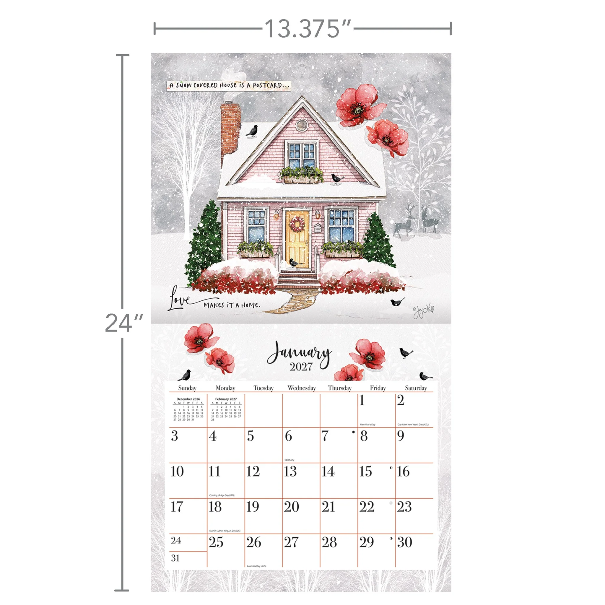 Bless This Home 2027 Wall Calendar - Online Only - Image 4