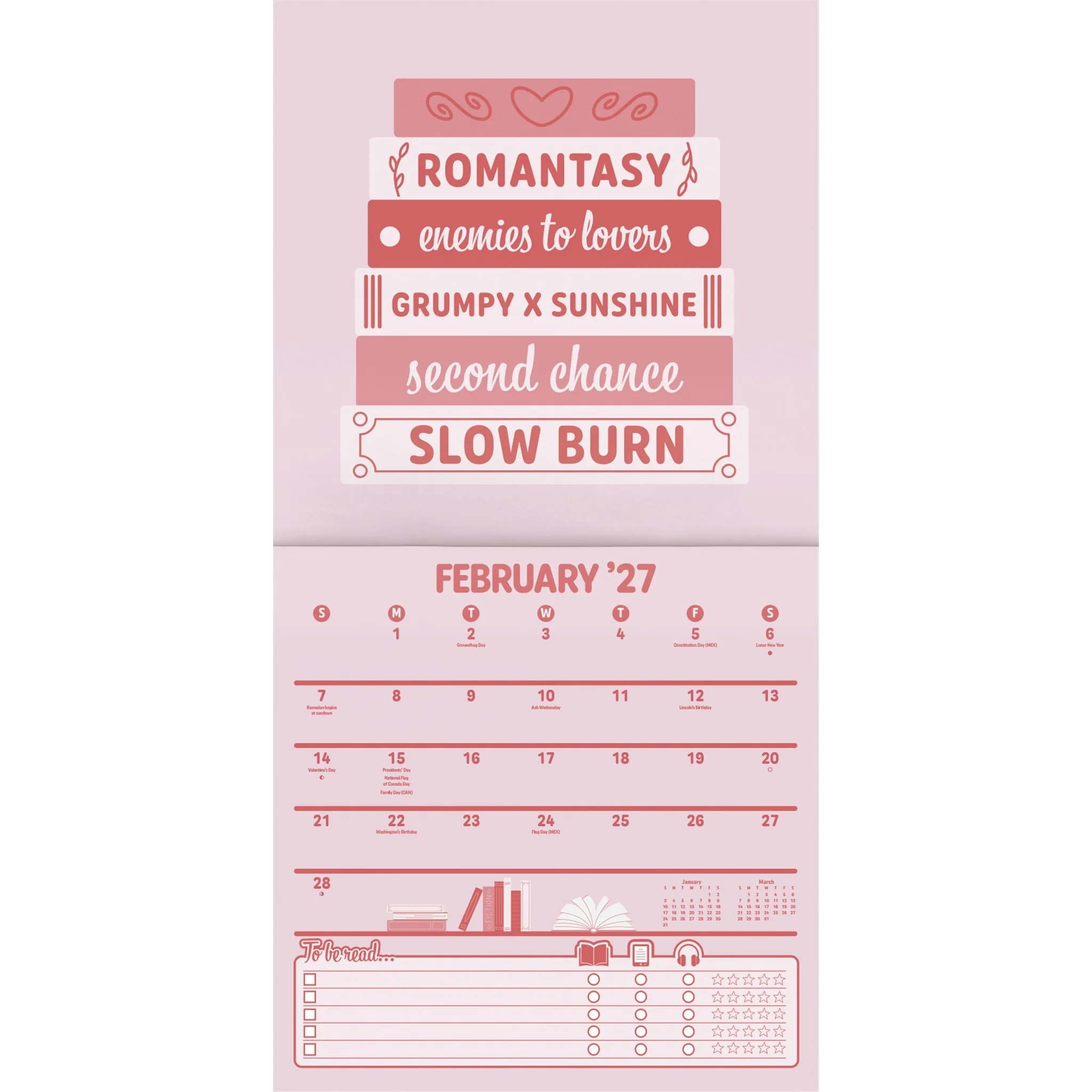 Booked and Busy 2027 Wall Calendar - Image 3
