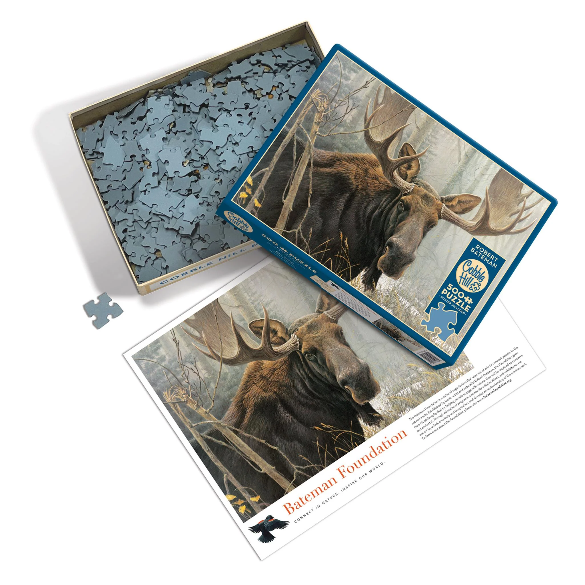 Bull Moose 500 Piece Puzzle Cobble Hill - Image 5