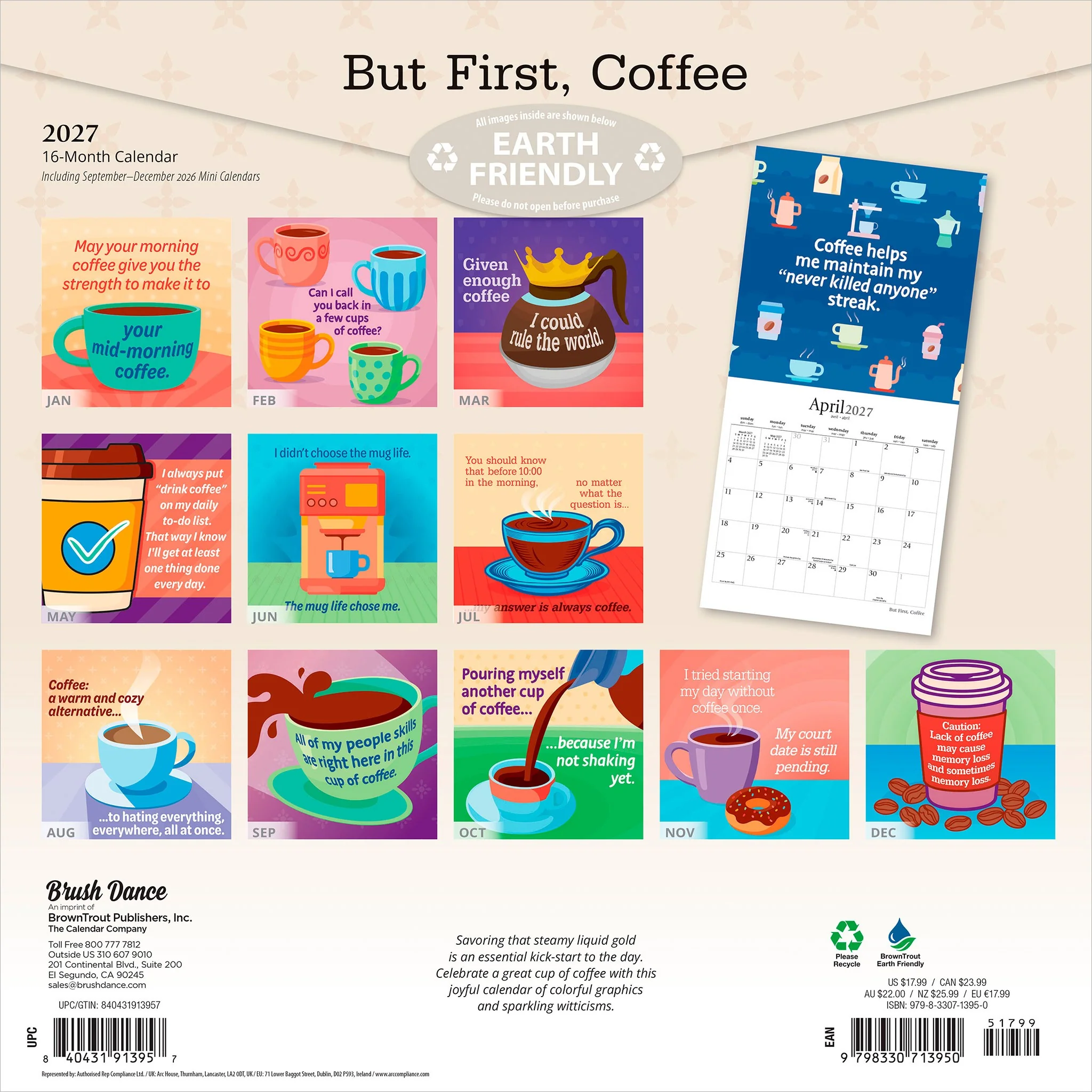 But First Coffee 2027 Wall Calendar - Image 2