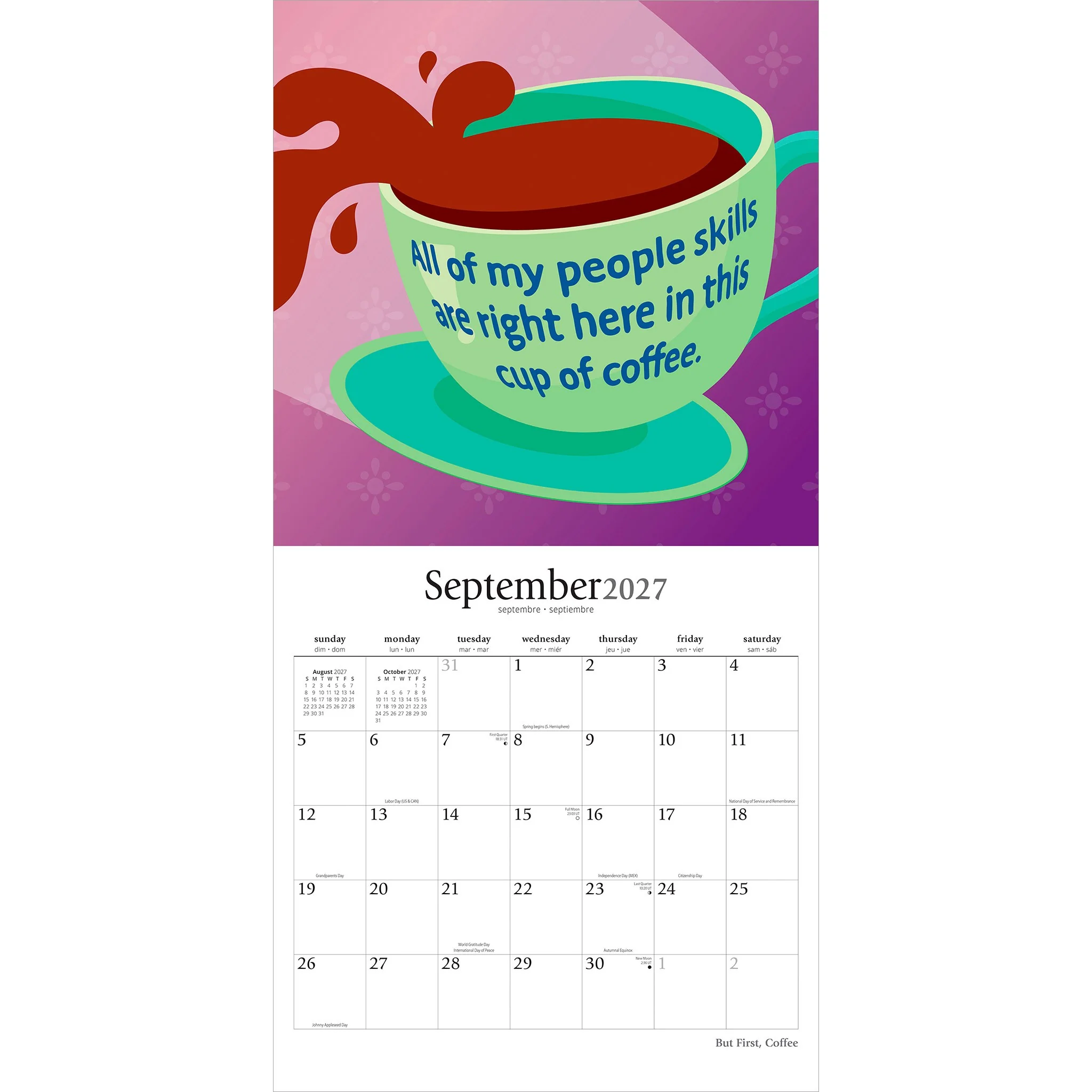 But First Coffee 2027 Wall Calendar - Image 4