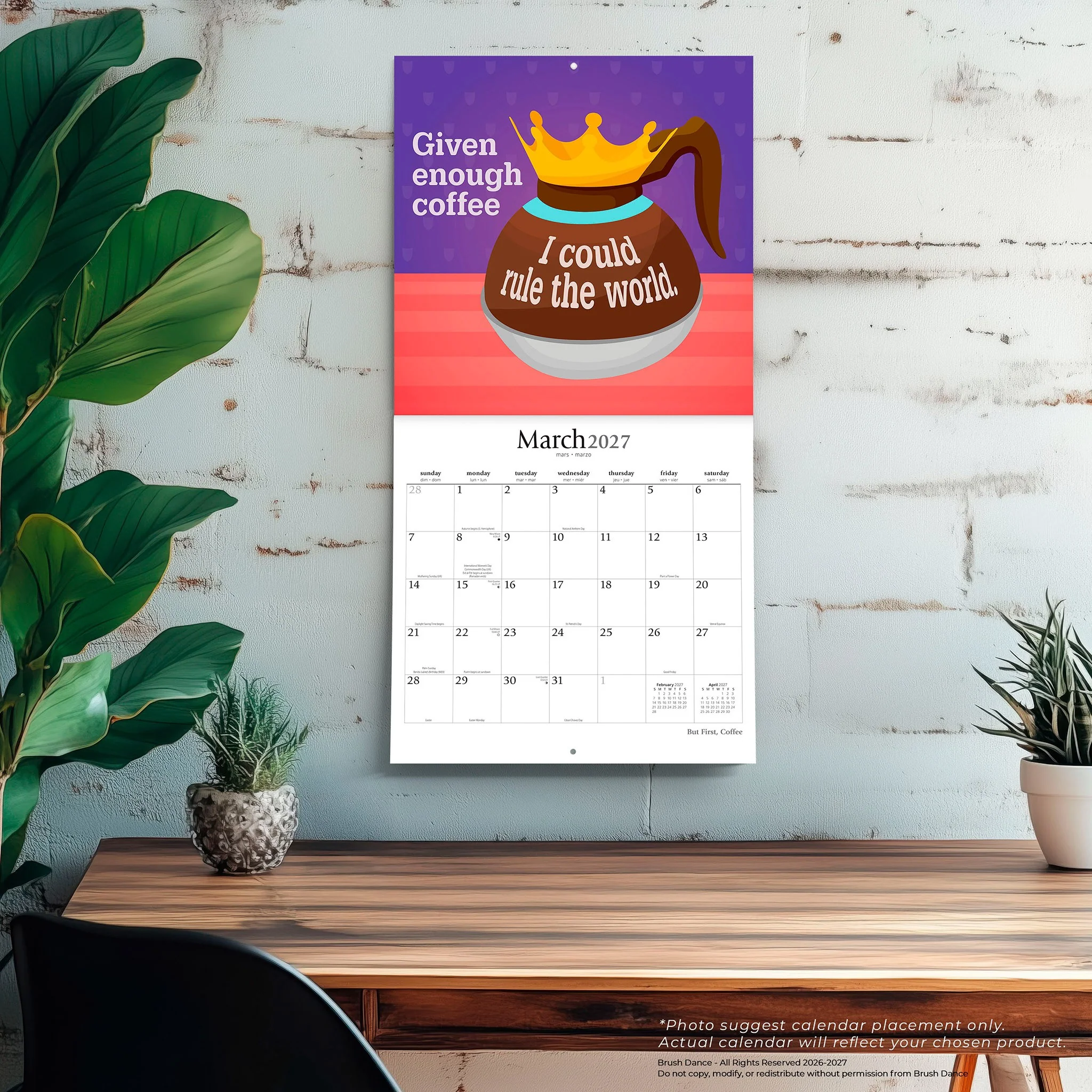 But First Coffee 2027 Wall Calendar - Image 5