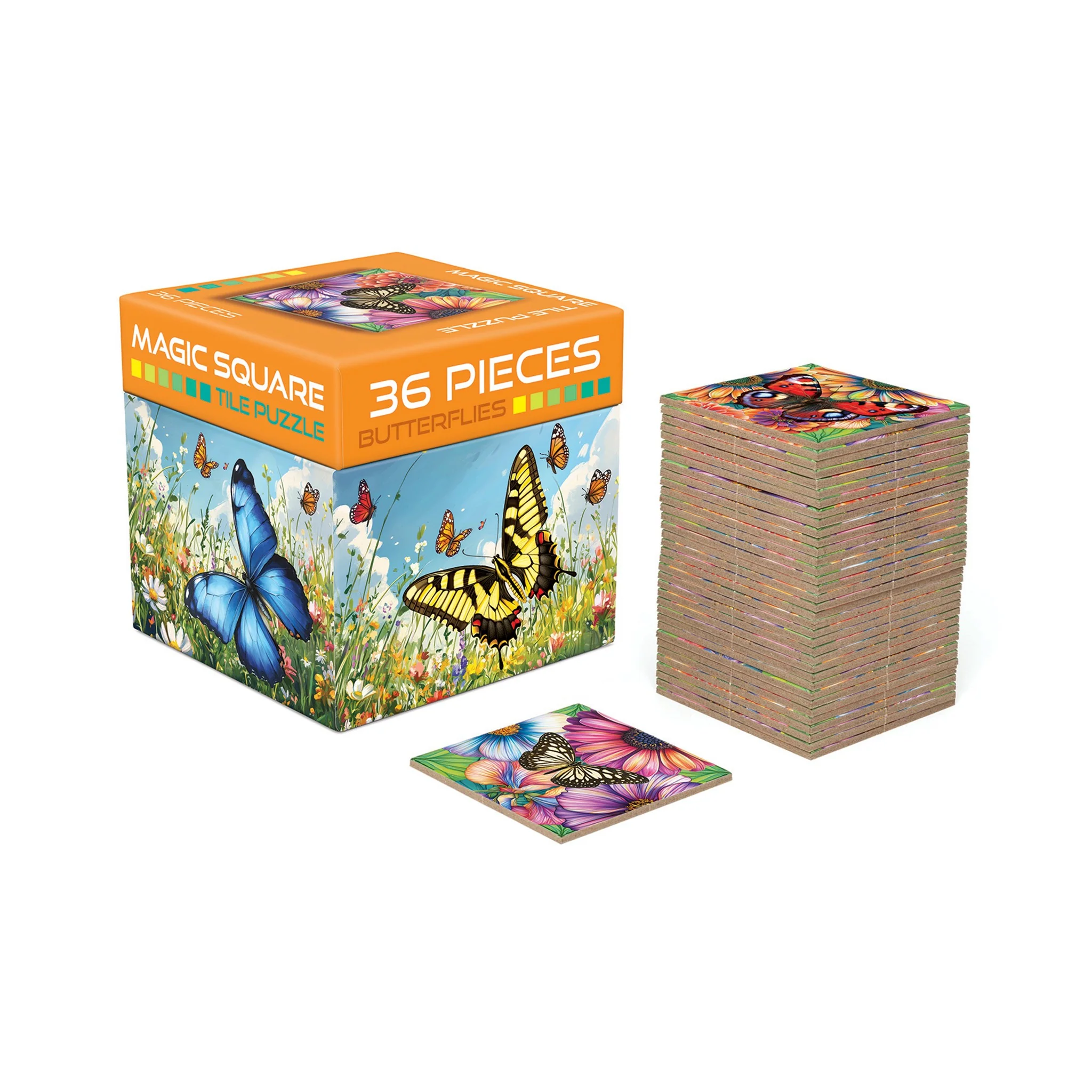 Butterflies Magic Square 36 Piece Puzzle - Online Only - Image 3