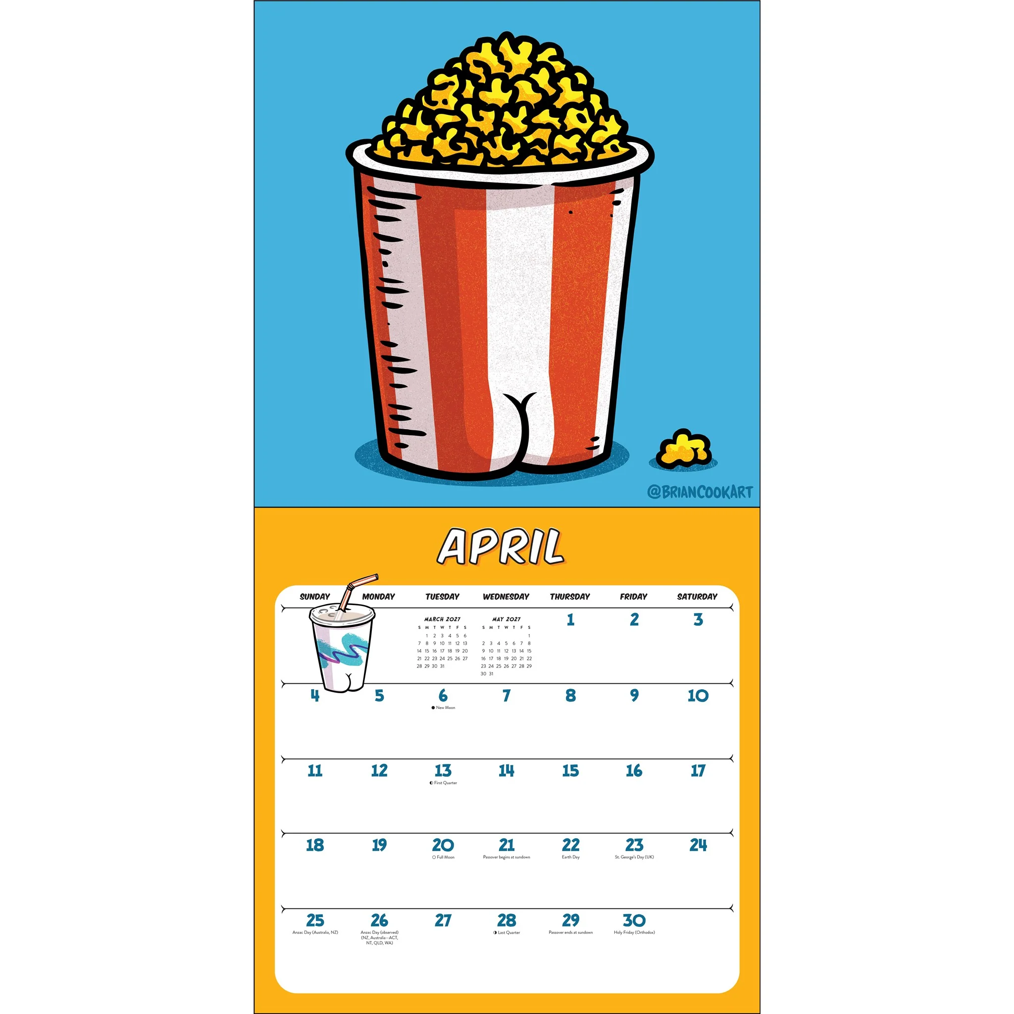 Butts on Things 2027 Wall Calendar - Image 4