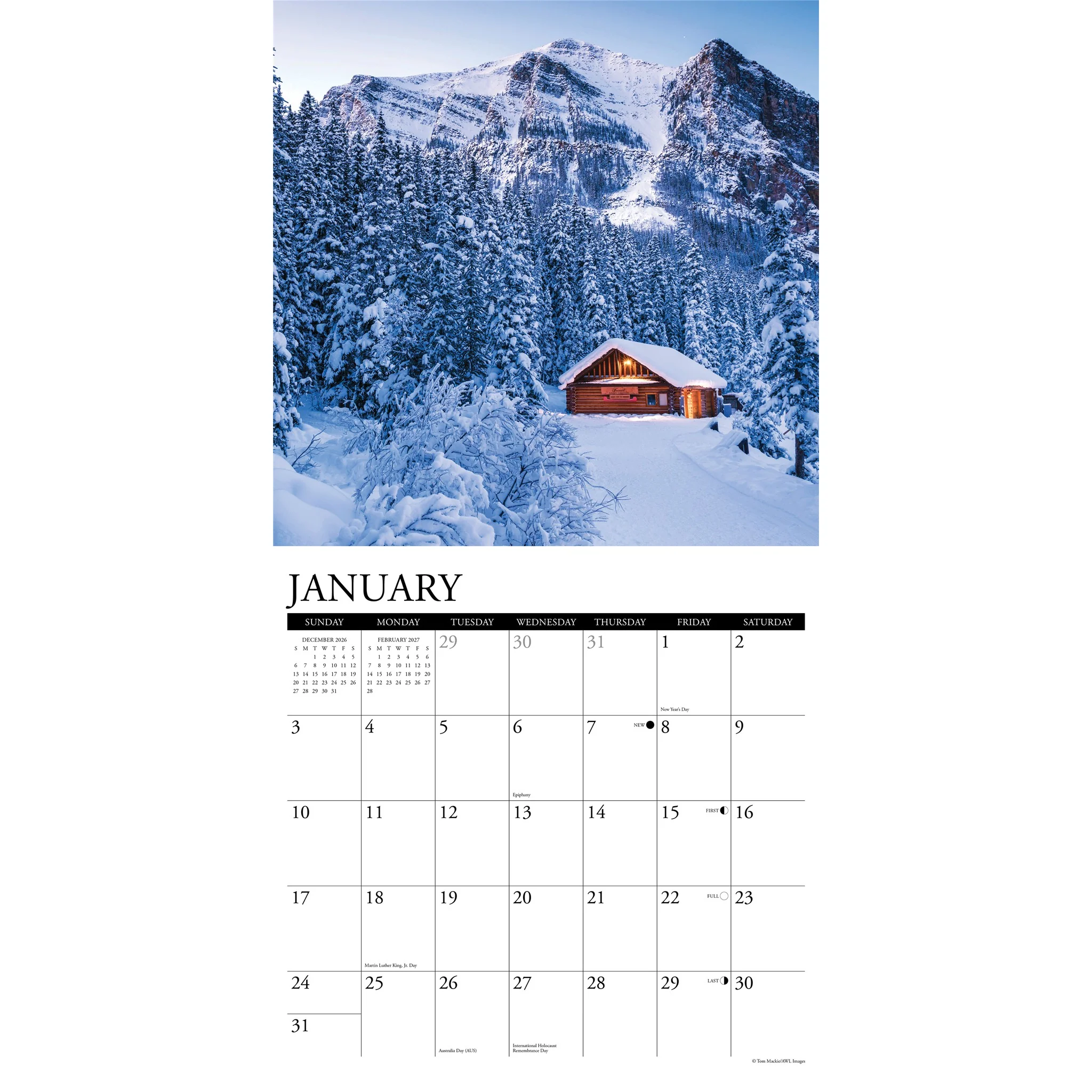 CabinLife 2027 Wall Calendar - Image 3