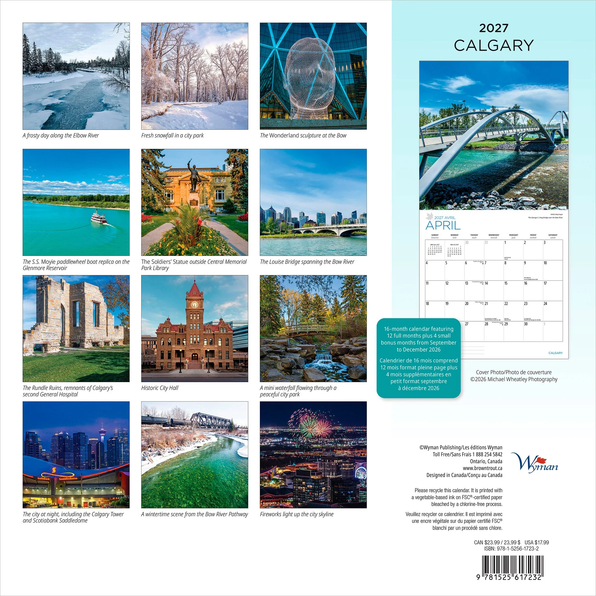 Calgary 2027 Wall Calendar - Image 2