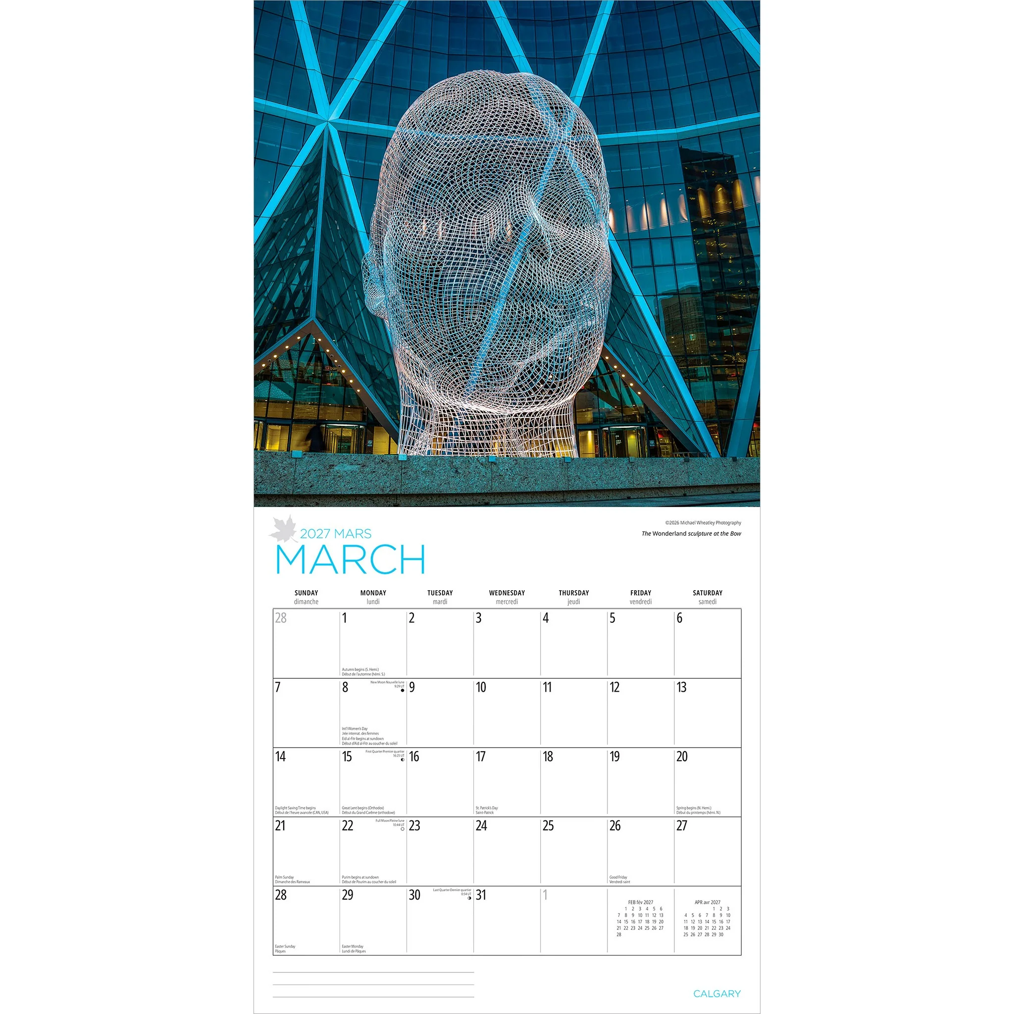 Calgary 2027 Wall Calendar - Image 3