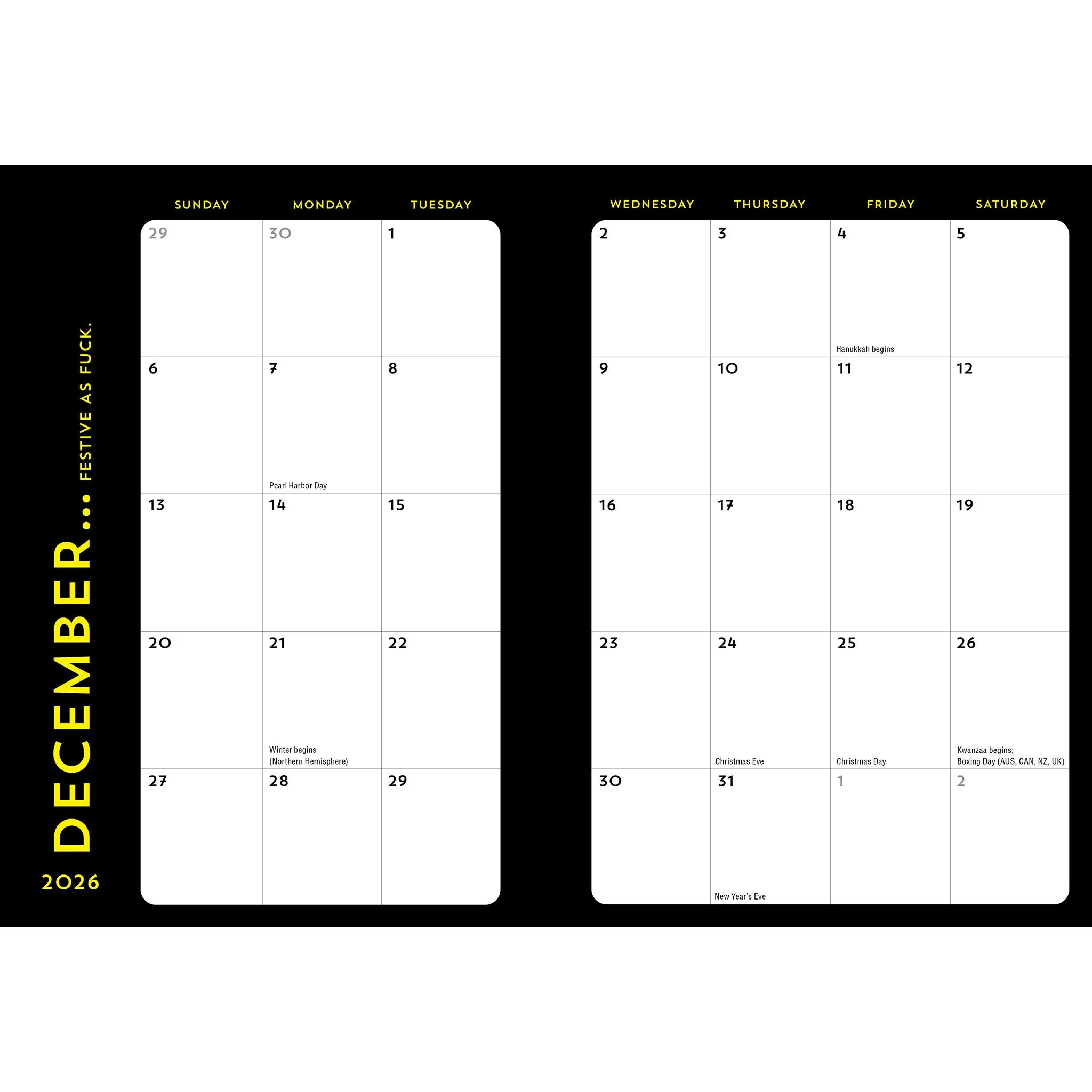 Carpe Fucking Diem 2026-2027 Engagement Calendar - Image 3
