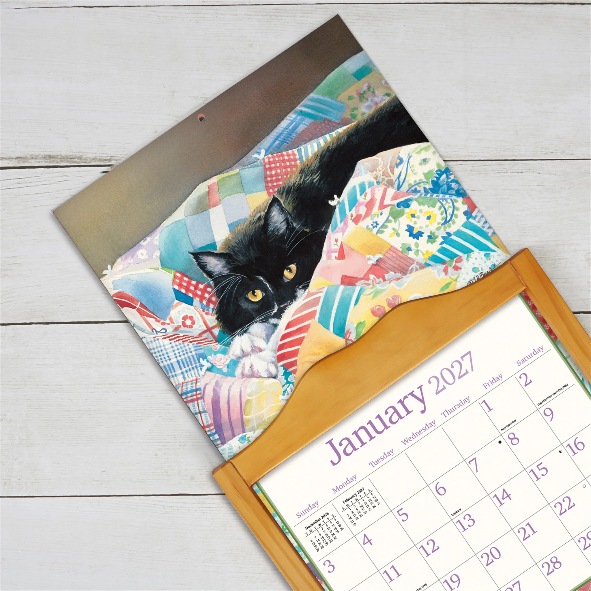 Cats In The Country Special Edition with Print 2027 Wall Calendar - Image 8