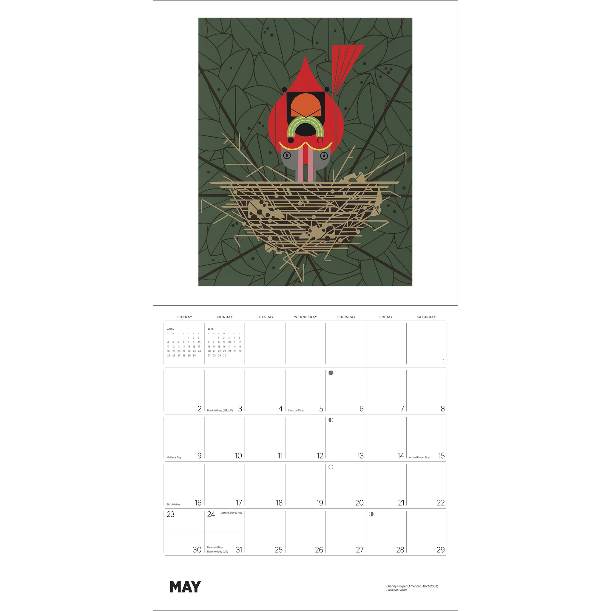 Charley Harper 2027 Wall Calendar - Image 6