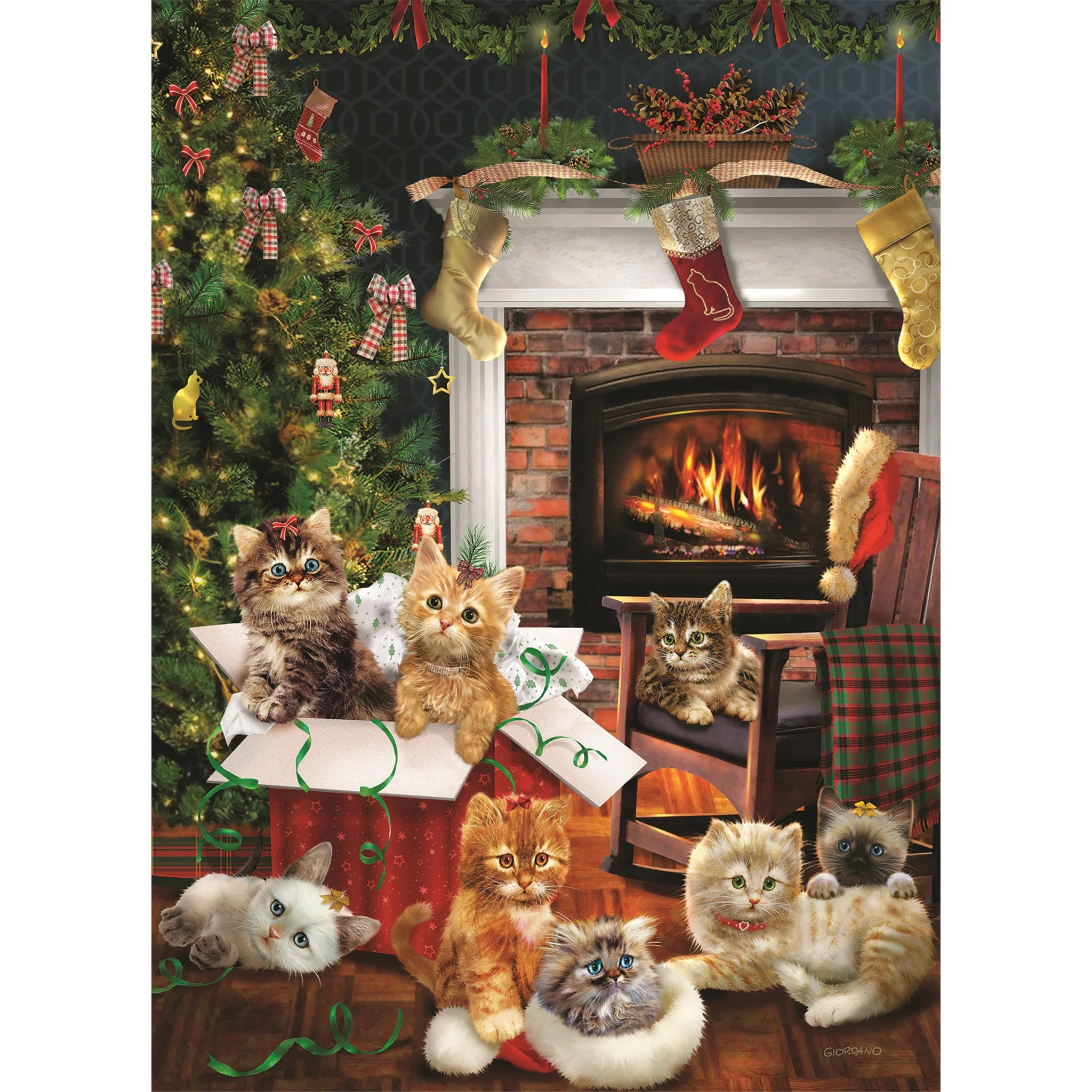 Christmas Kittens 500 Piece Puzzle - Image 2
