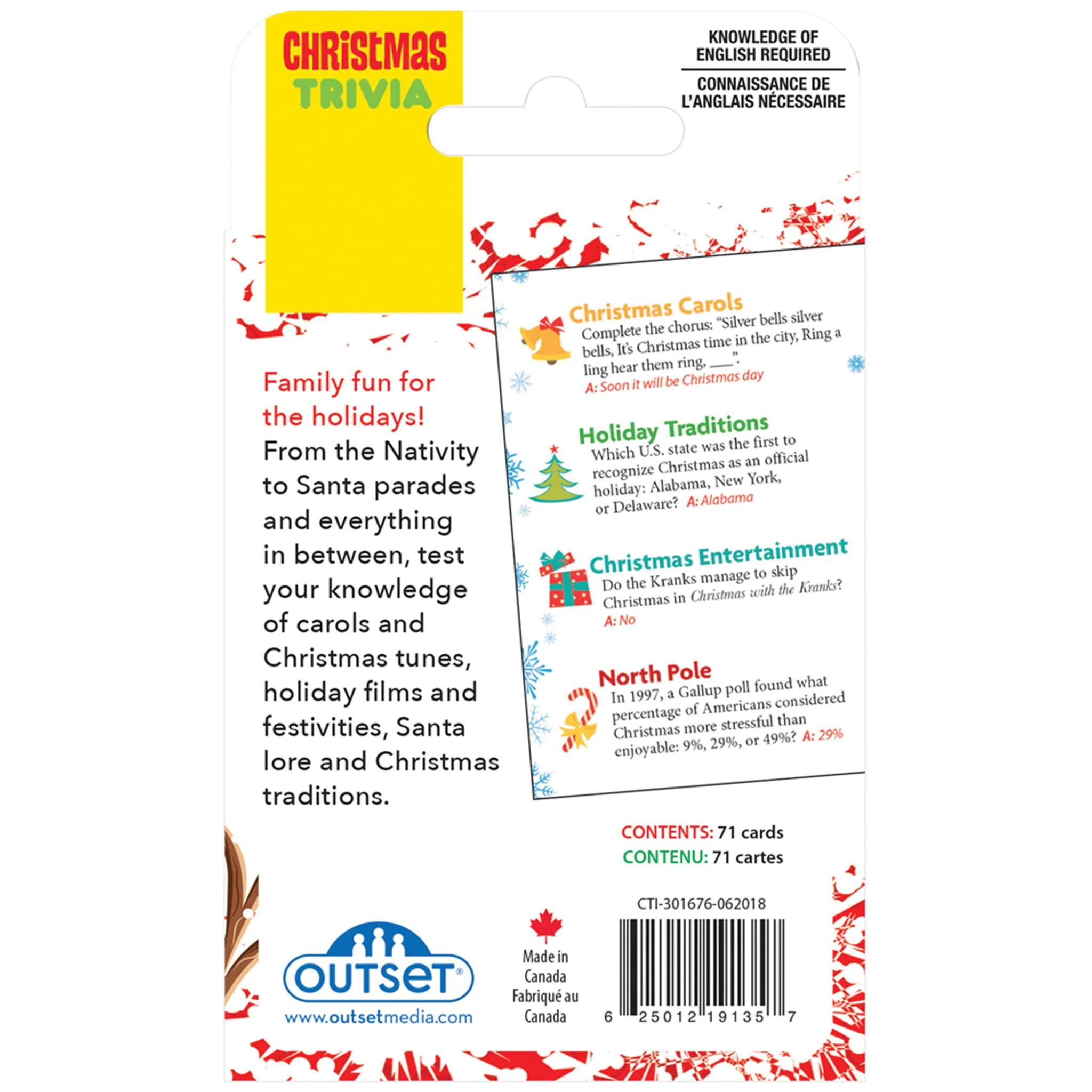 Christmas Trivia Card Game - Image 2