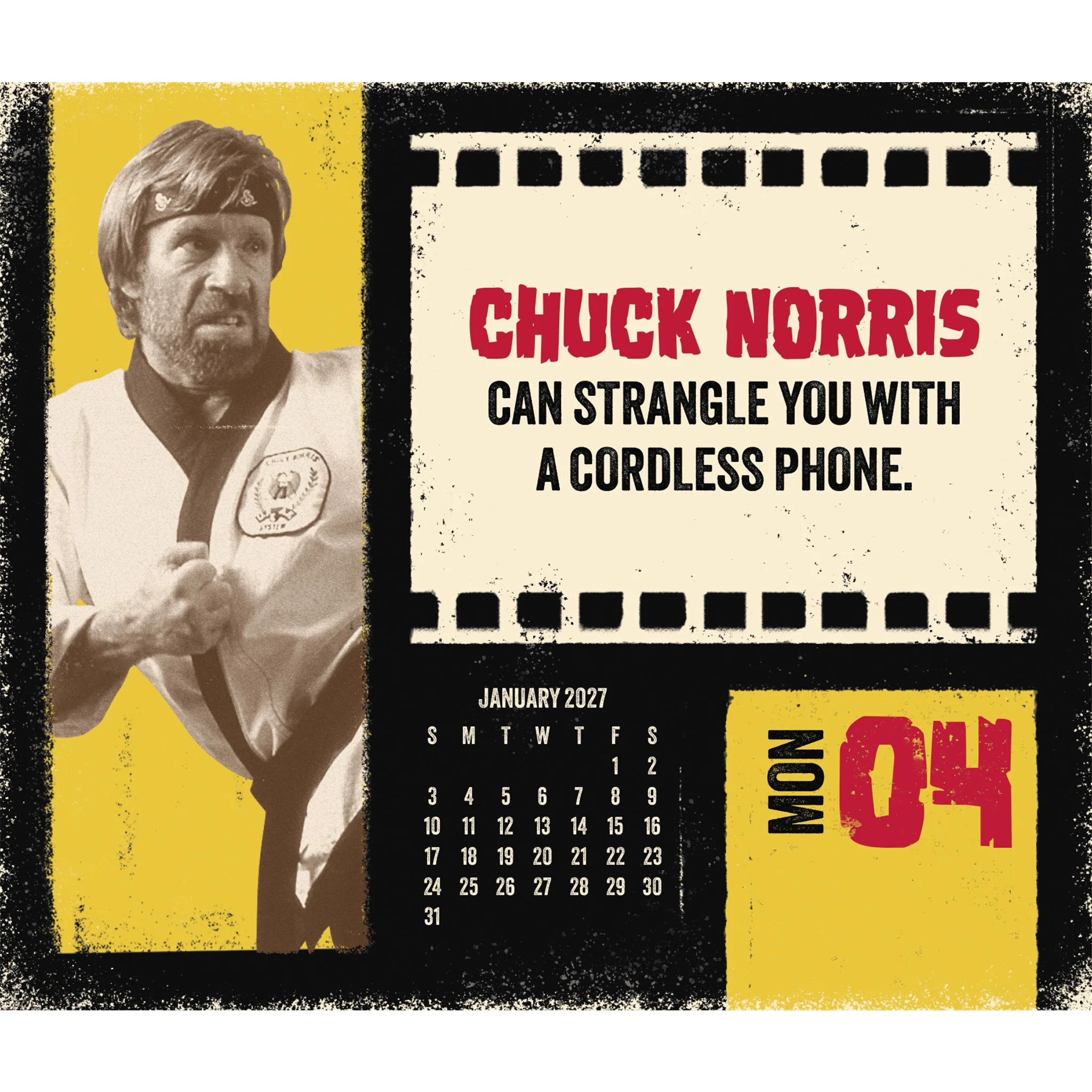 Chuck Norris 2027 Box Calendar - Image 3