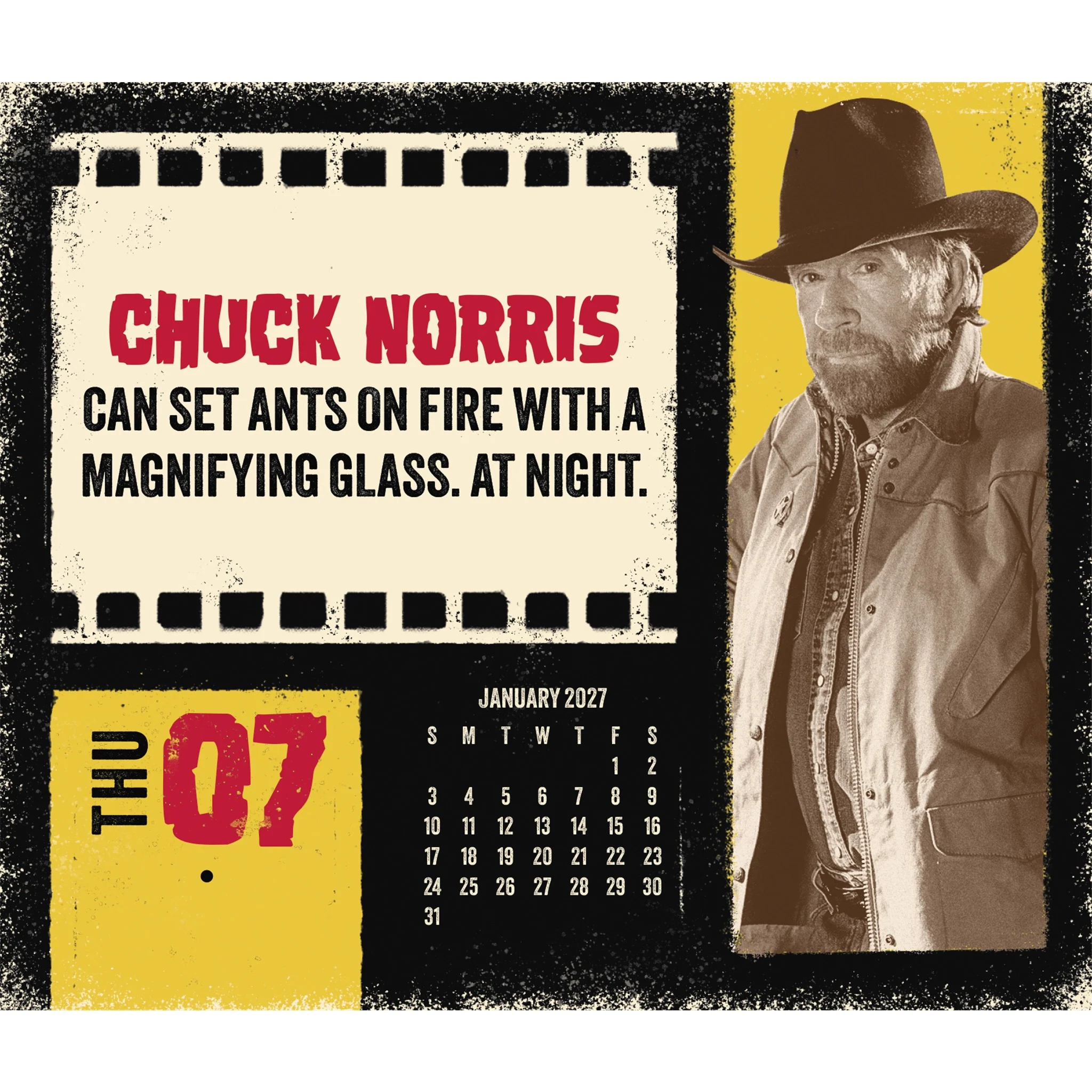 Chuck Norris 2027 Box Calendar - Image 6