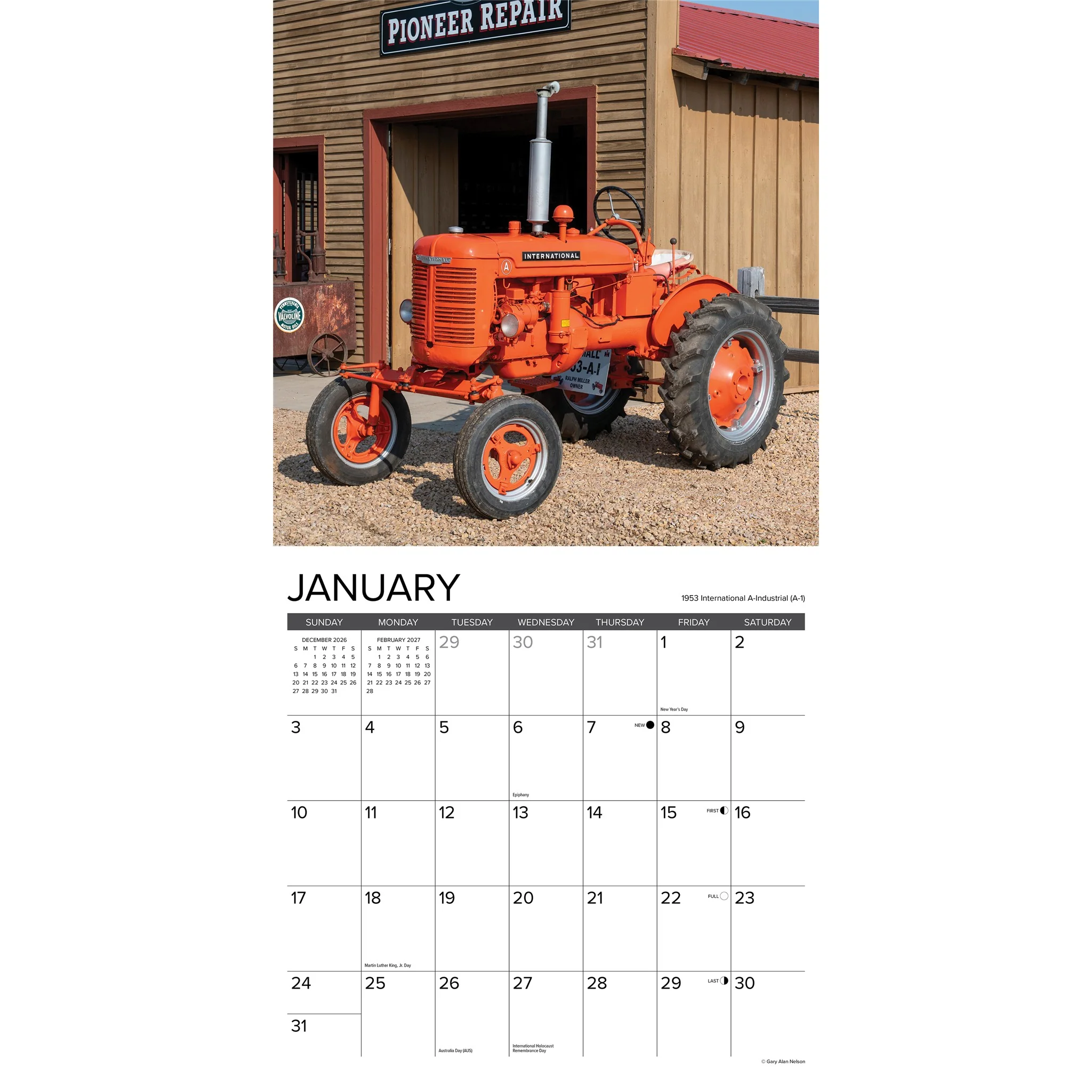 Classic Tractors 2027 Wall Calendar - Image 3