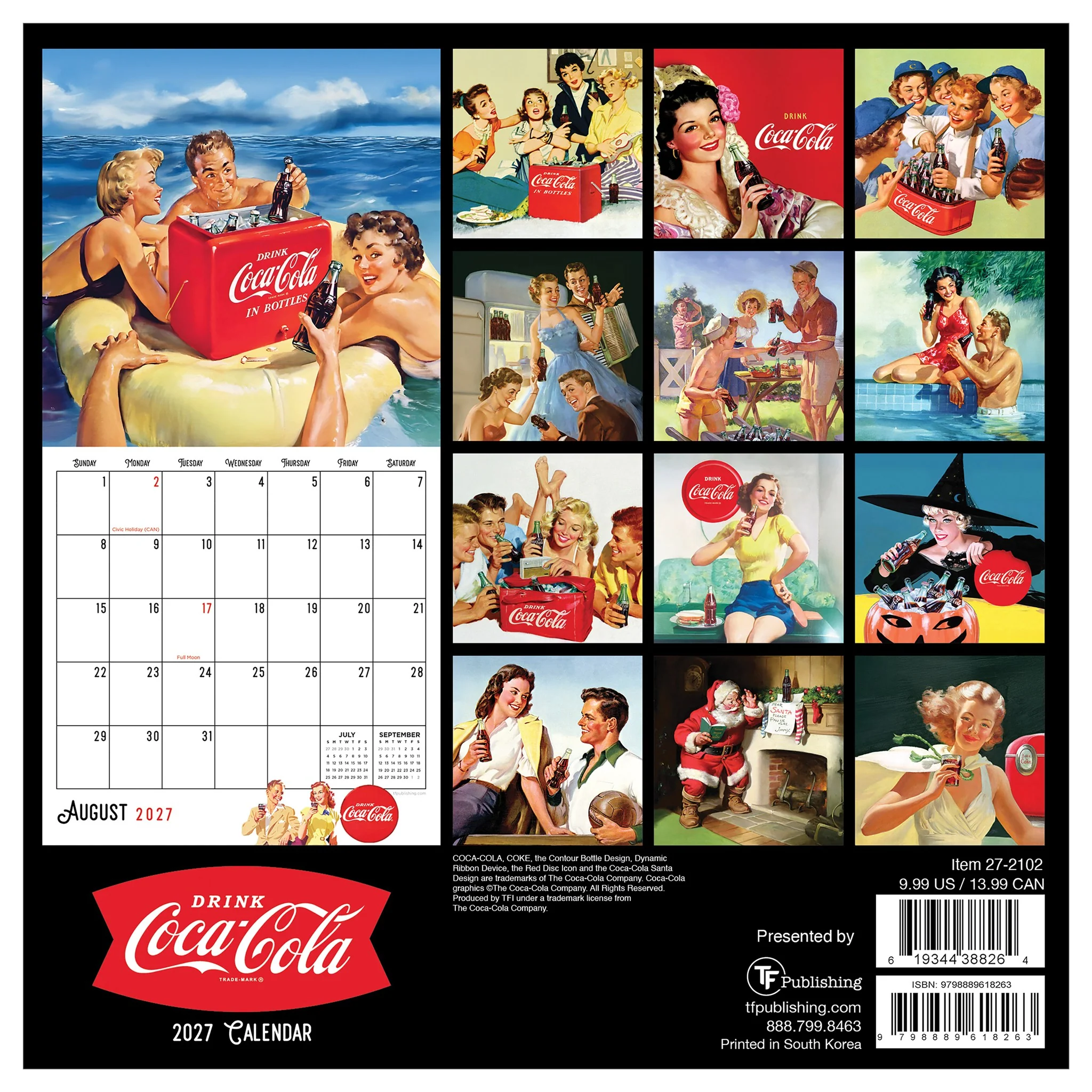 Coca-Cola 2027 Mini Calendar - Image 2