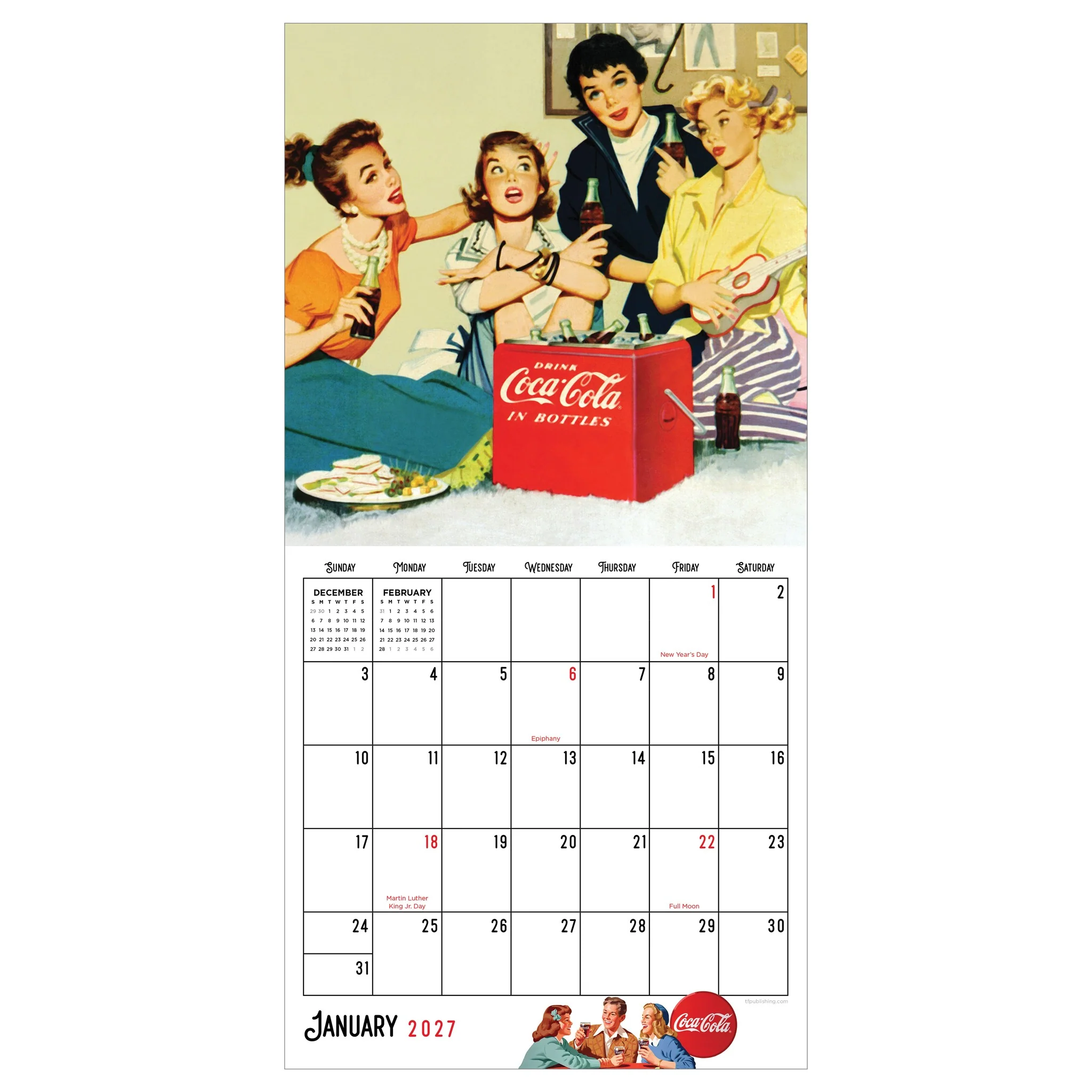 Coca-Cola 2027 Mini Calendar - Image 3