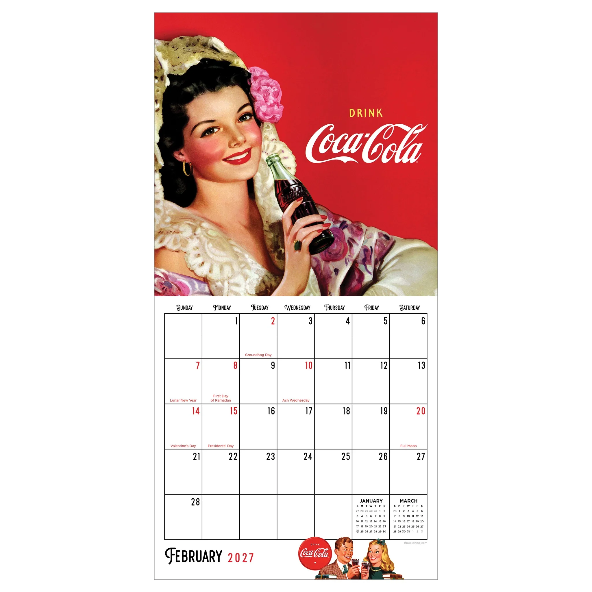 Coca-Cola 2027 Mini Calendar - Image 4