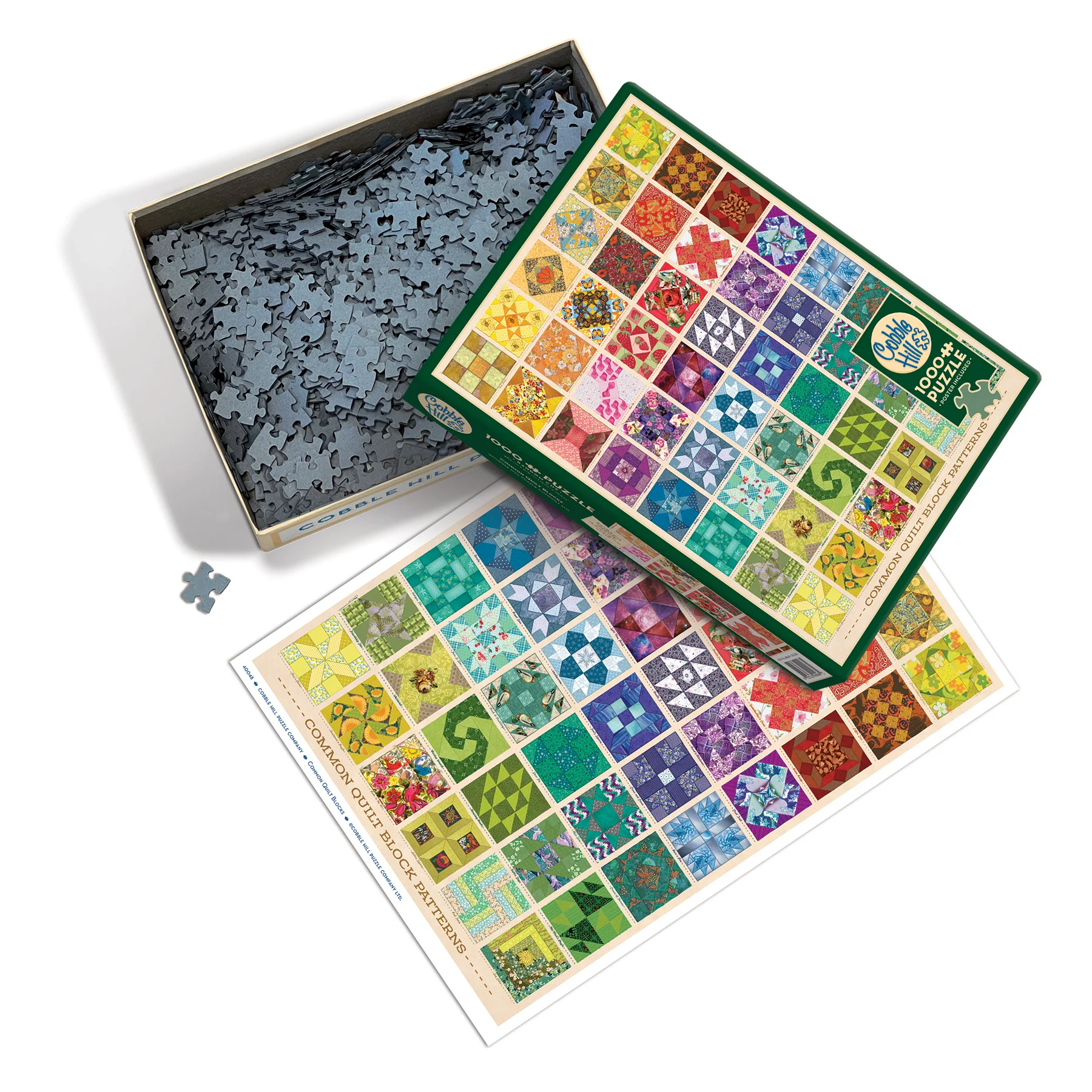 Common Quilt Blocks 1000 Piece Puzzle - Image 5