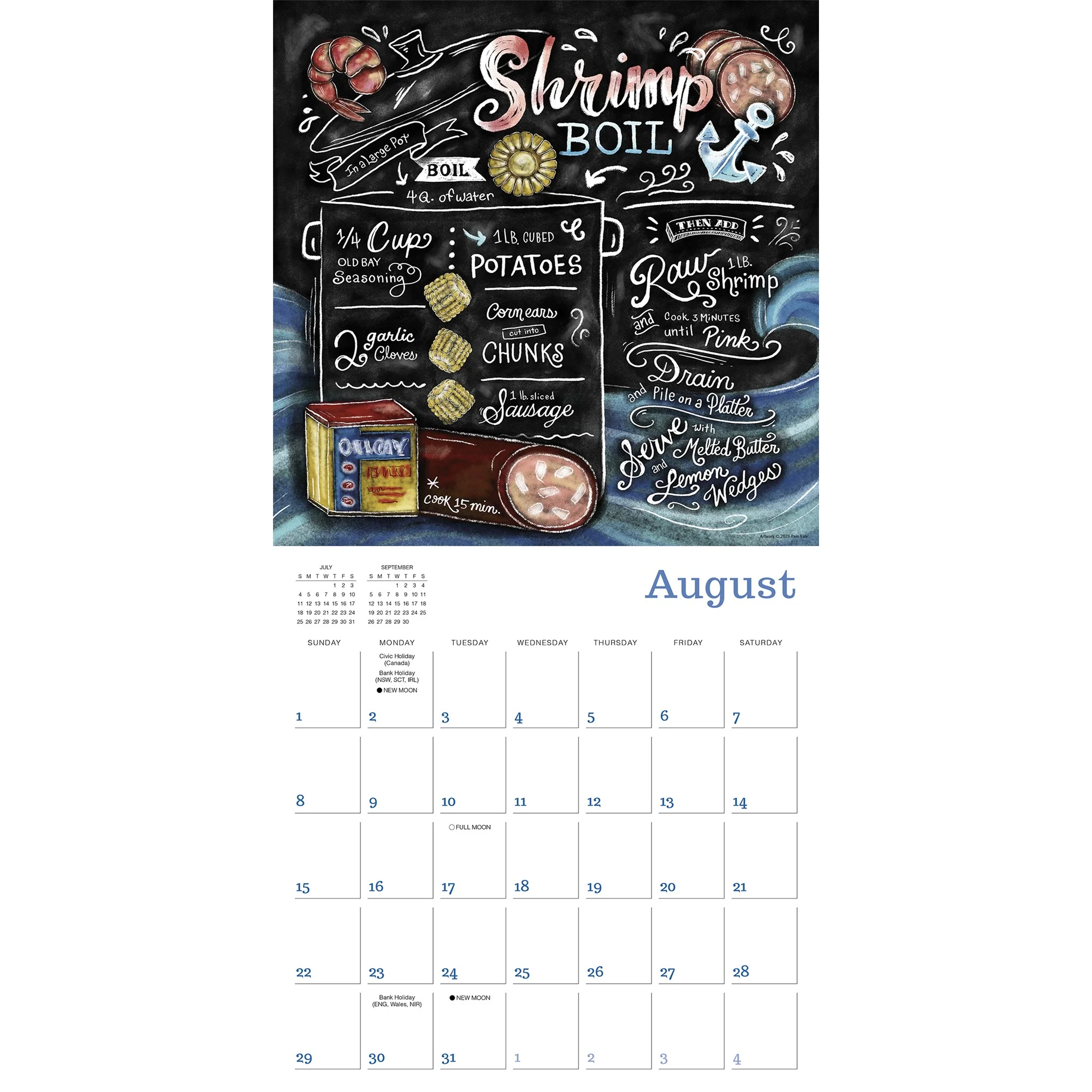 Cooking with Love Provides Food for the Soul 2027 Wall Calendar - Image 4