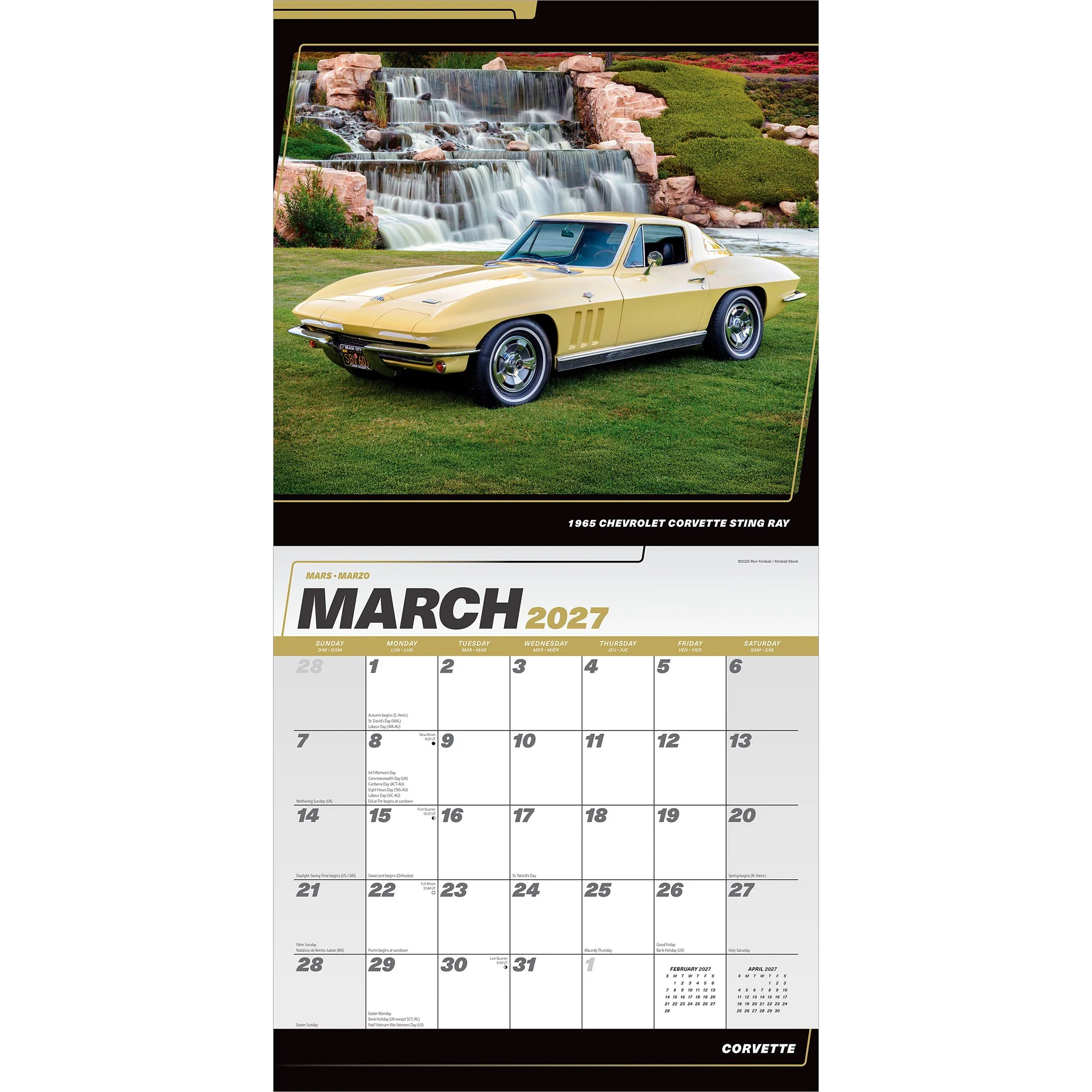 Corvette 2027 Wall Calendar - Image 3